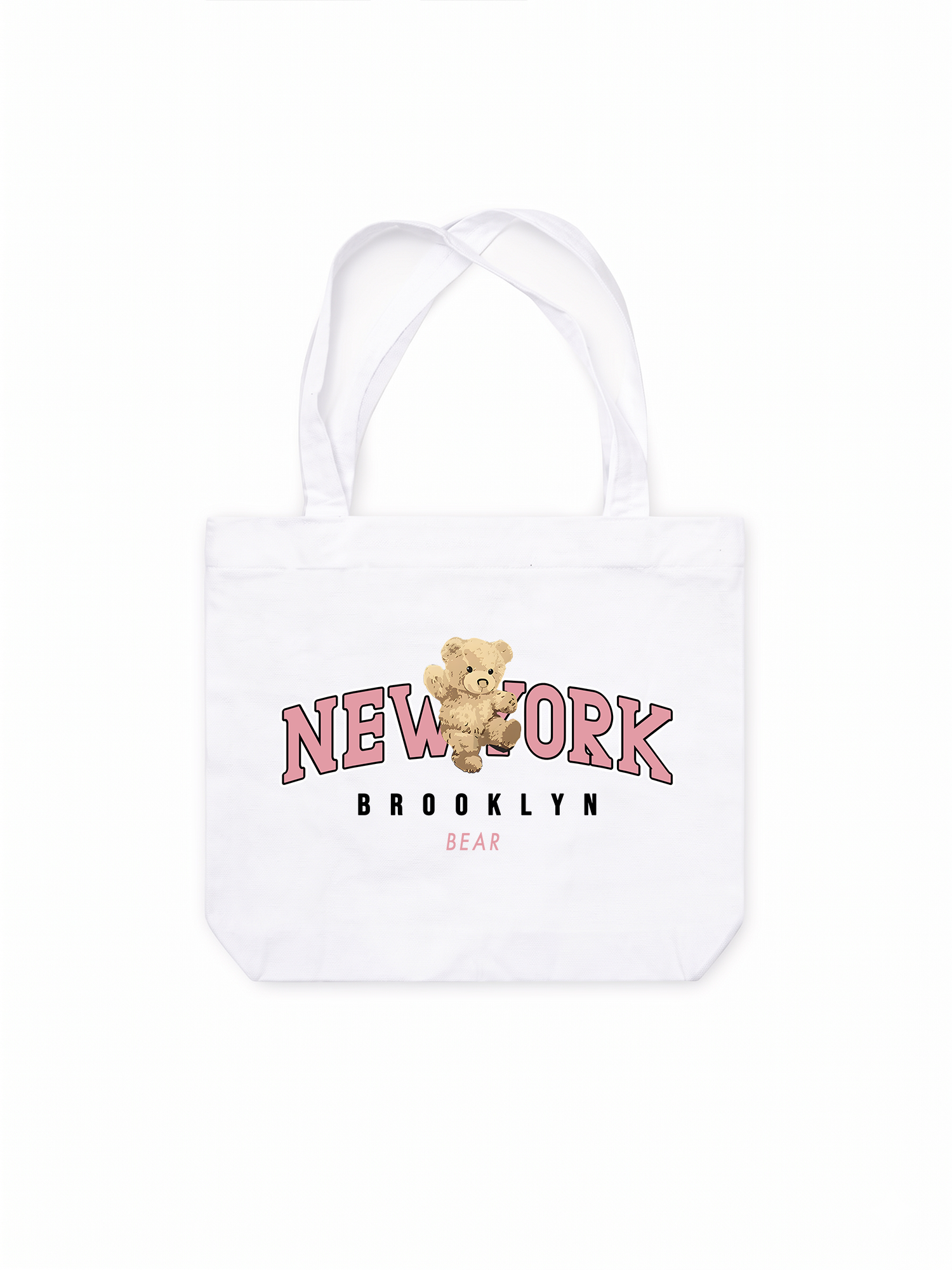 Túi Tote City Pink New York Bear