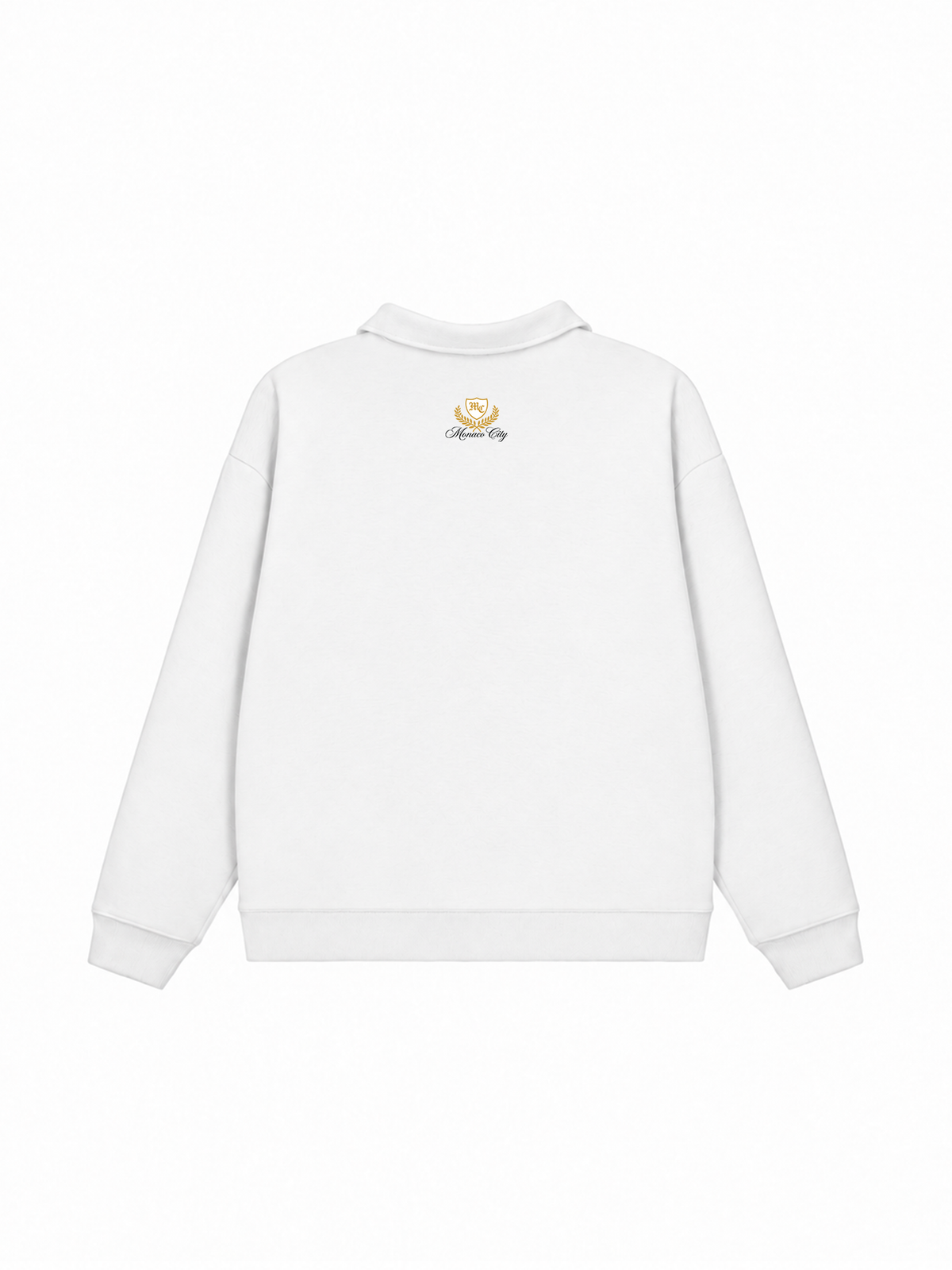 Áo Sweater Polo Nỉ Hai Da Monaco Horse Logo