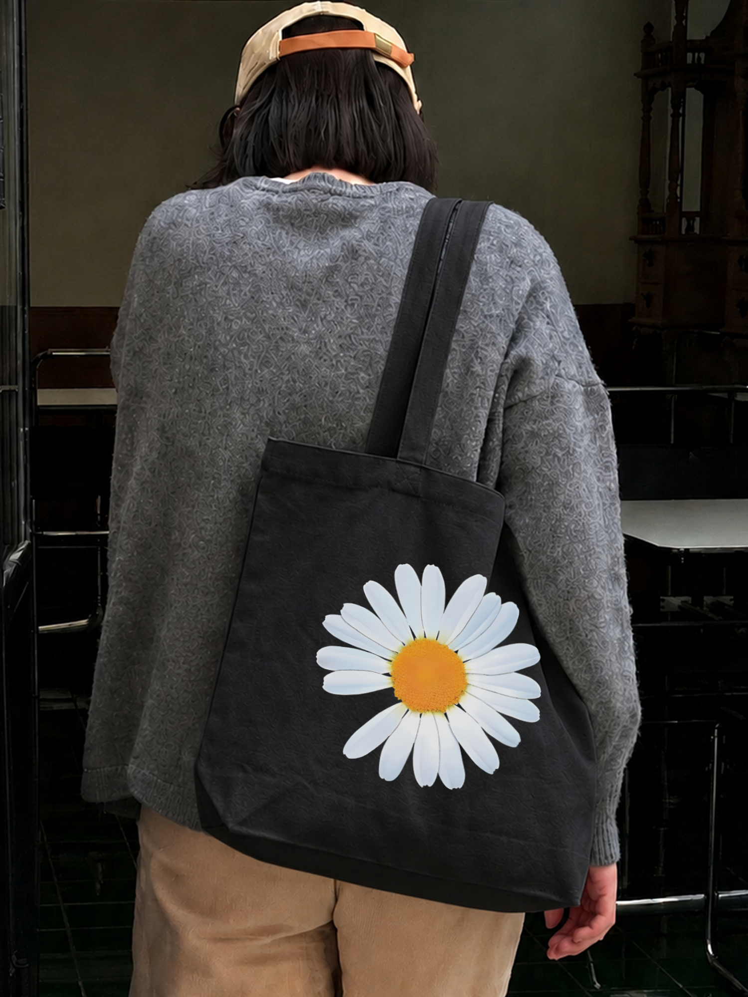 Túi Tote Floral Design For VIP Daisy Flower