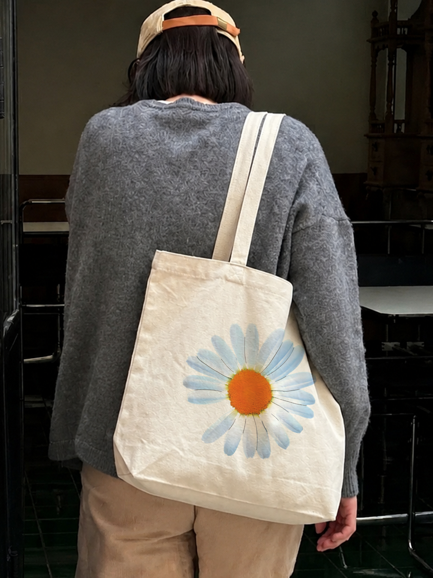 Túi Tote Floral Design For VIP Daisy Flower