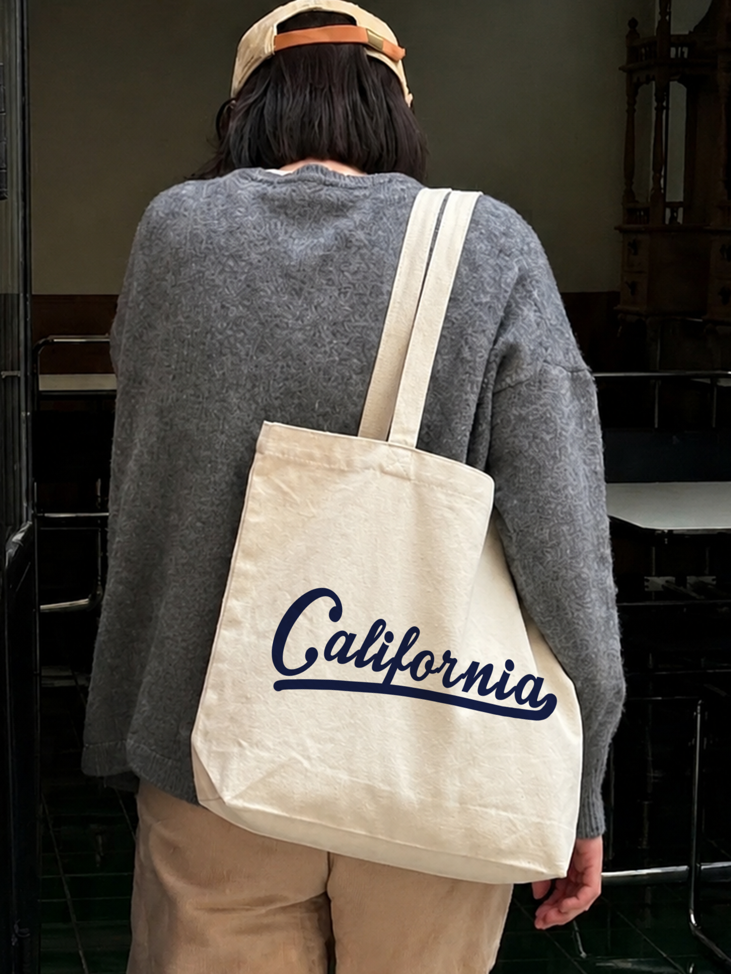 Túi Tote Califorinia Blue