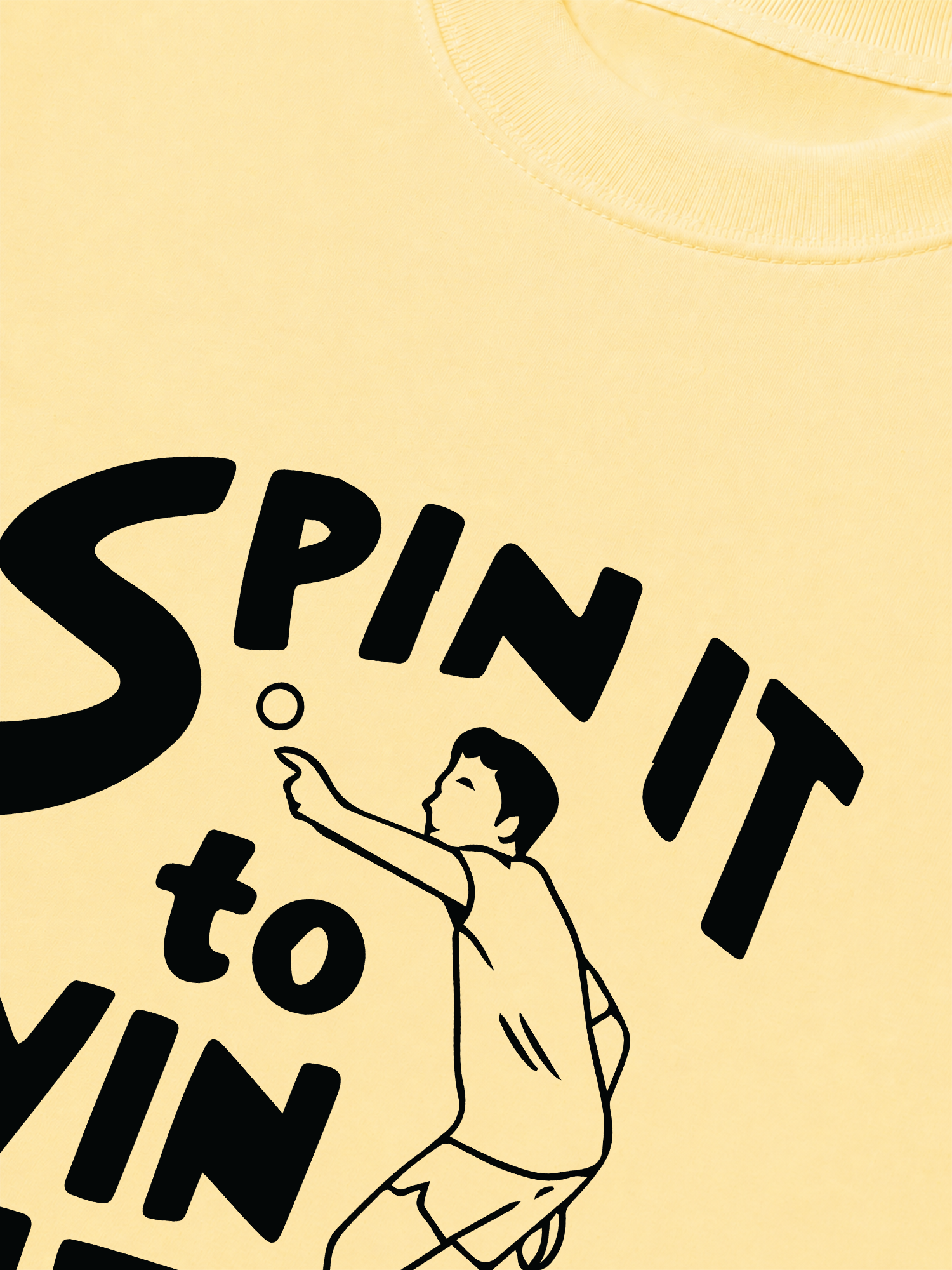 Áo Thun Relaxed Fit Spin To Win