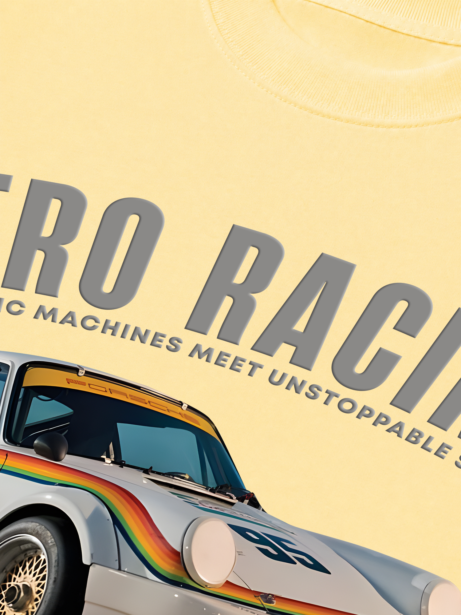 Áo Thun Relaxed Fit Retro Racing