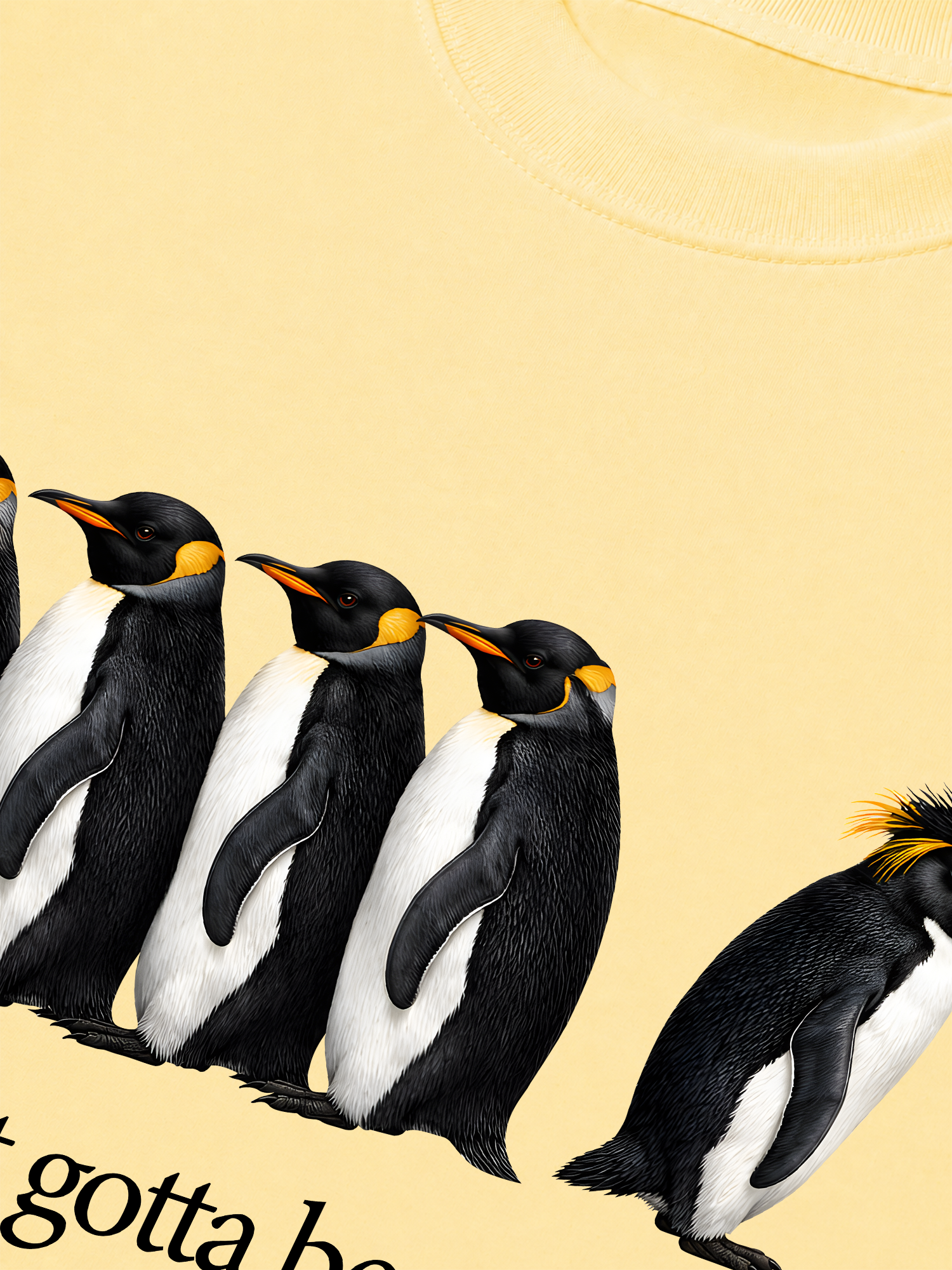 Áo Thun Relaxed Fit I Just Gotta Be Me Penguin