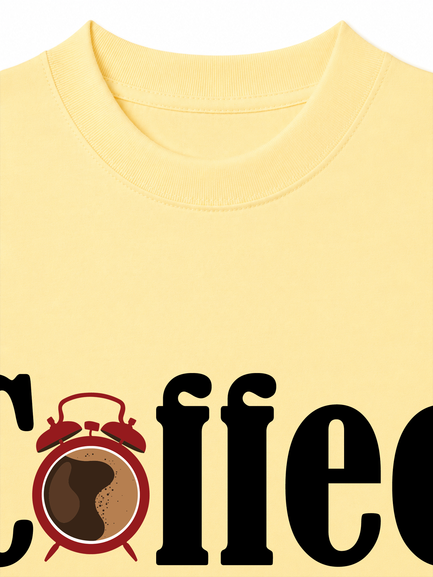 Áo Thun Relaxed Fit Daily Cup Coffe Is My Morning Alarm