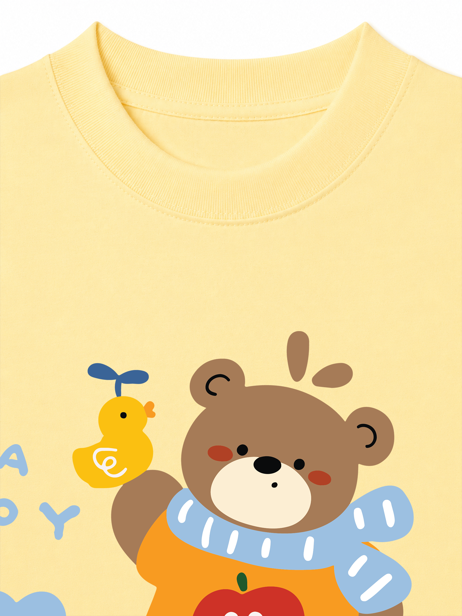 Áo Thun Relaxed Fit Bear Town Happy Bear
