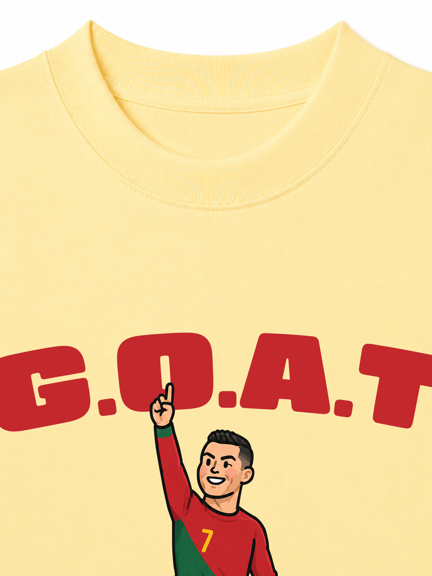 Áo Thun Relaxed Fit Soccer 7 G.O.A.T