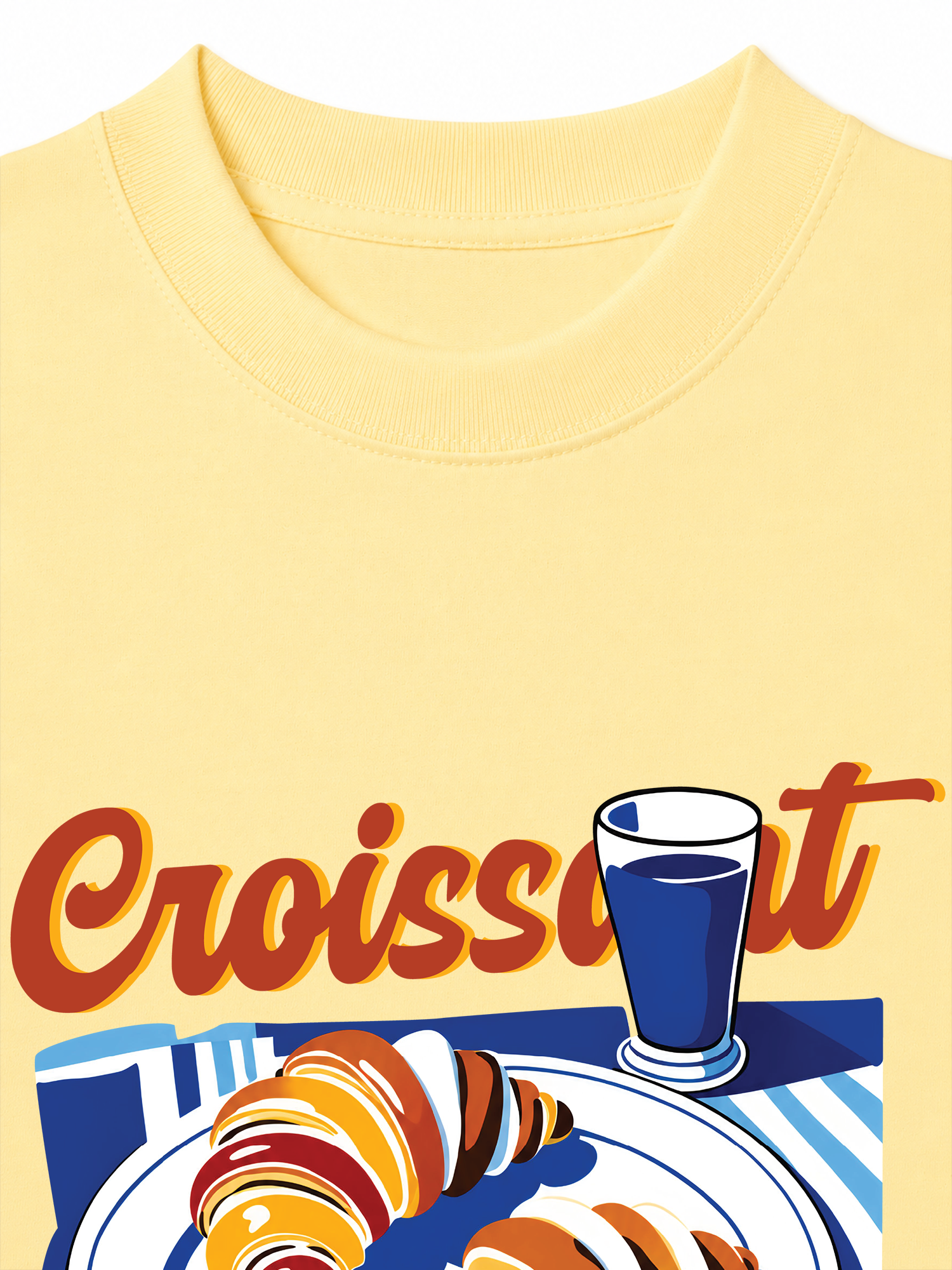 Áo Thun Relaxed Fit Croissant