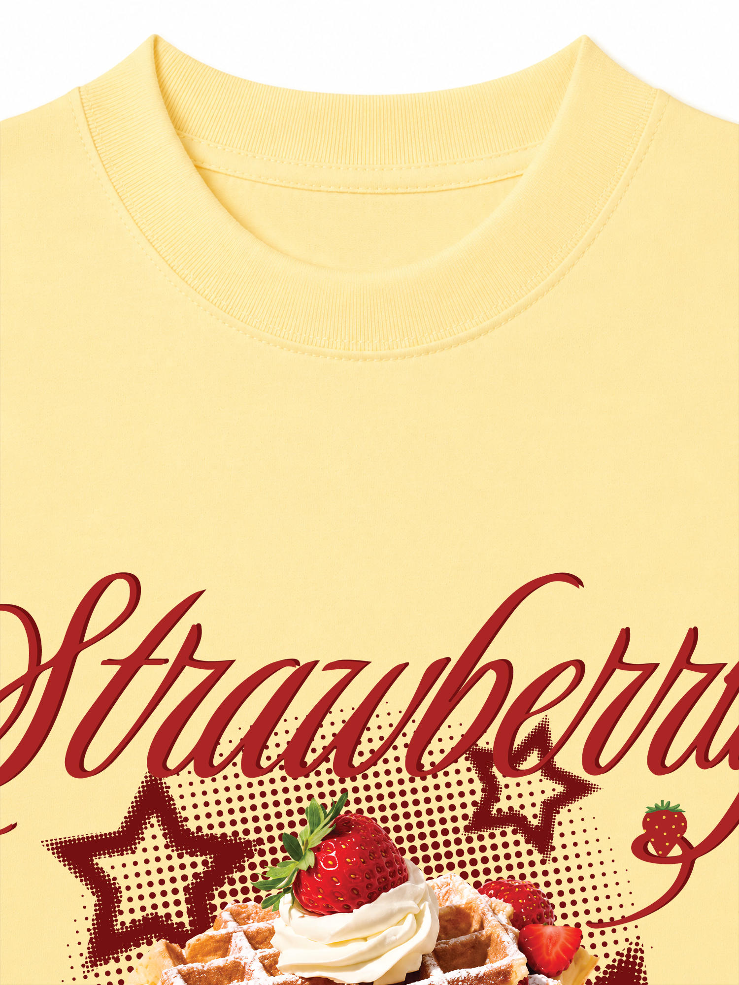 Áo Thun Relaxed Fit Strawberry With Star