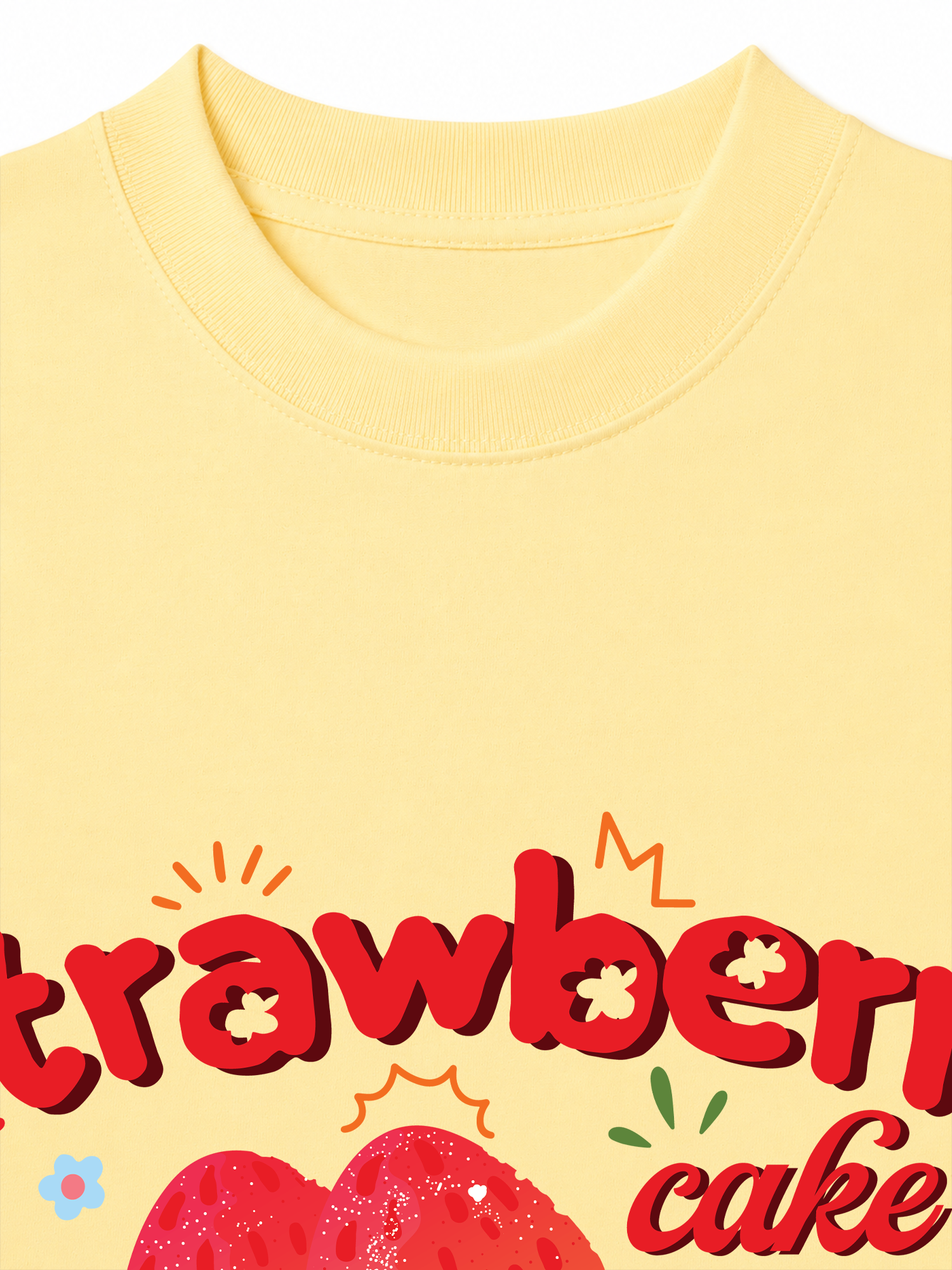 Áo Thun Relaxed Fit Strawberry Cake