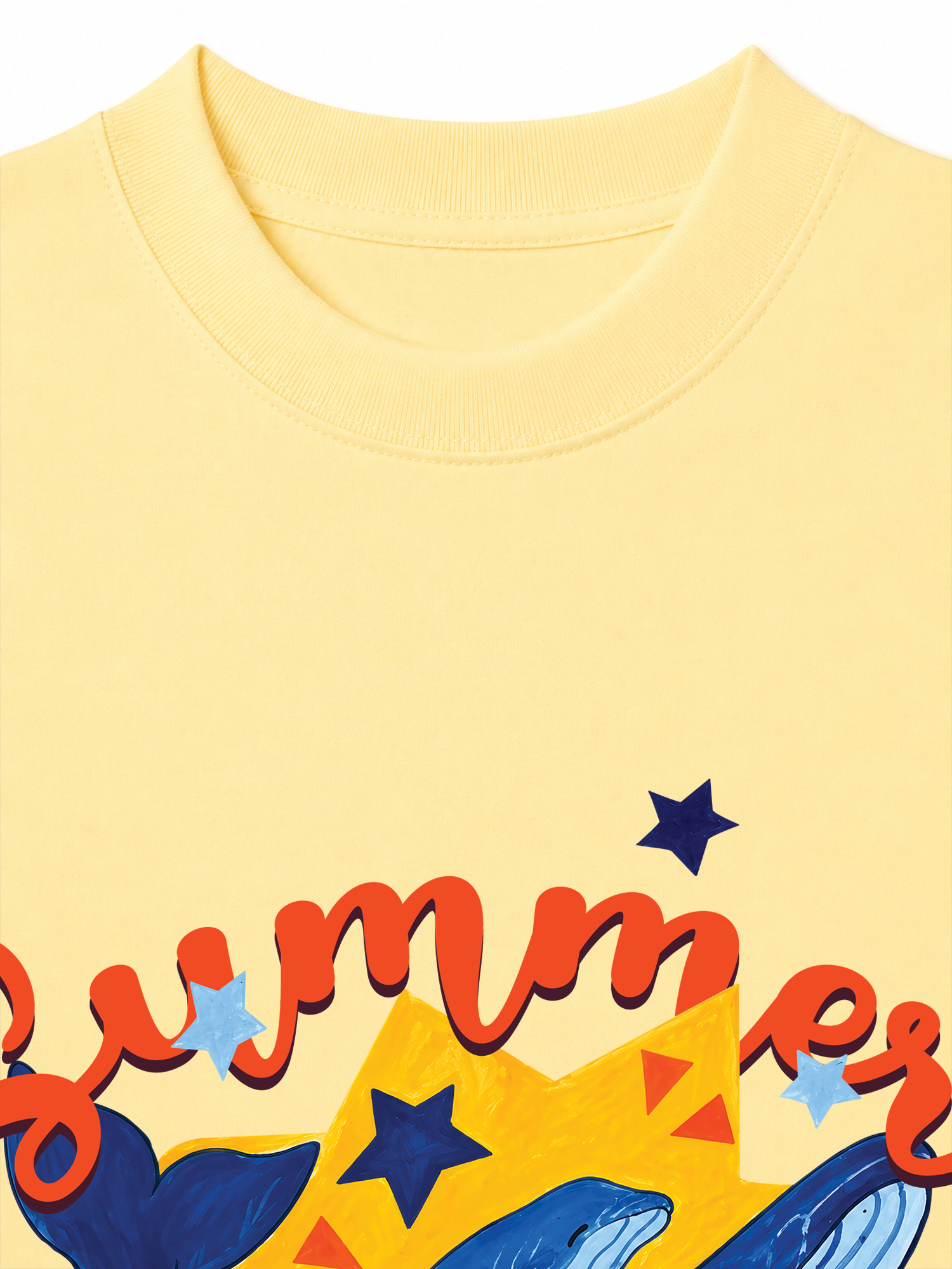 Áo Thun Relaxed Fit Tshirt Tropical Summer Vibes