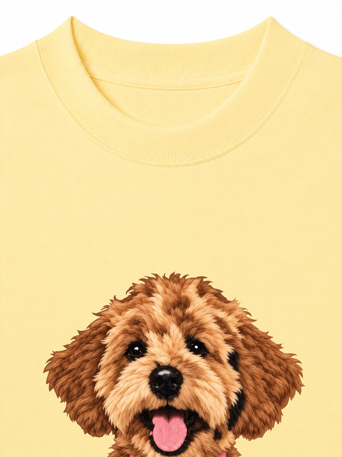 Áo Thun Relaxed Fit Cute Brown Puppy