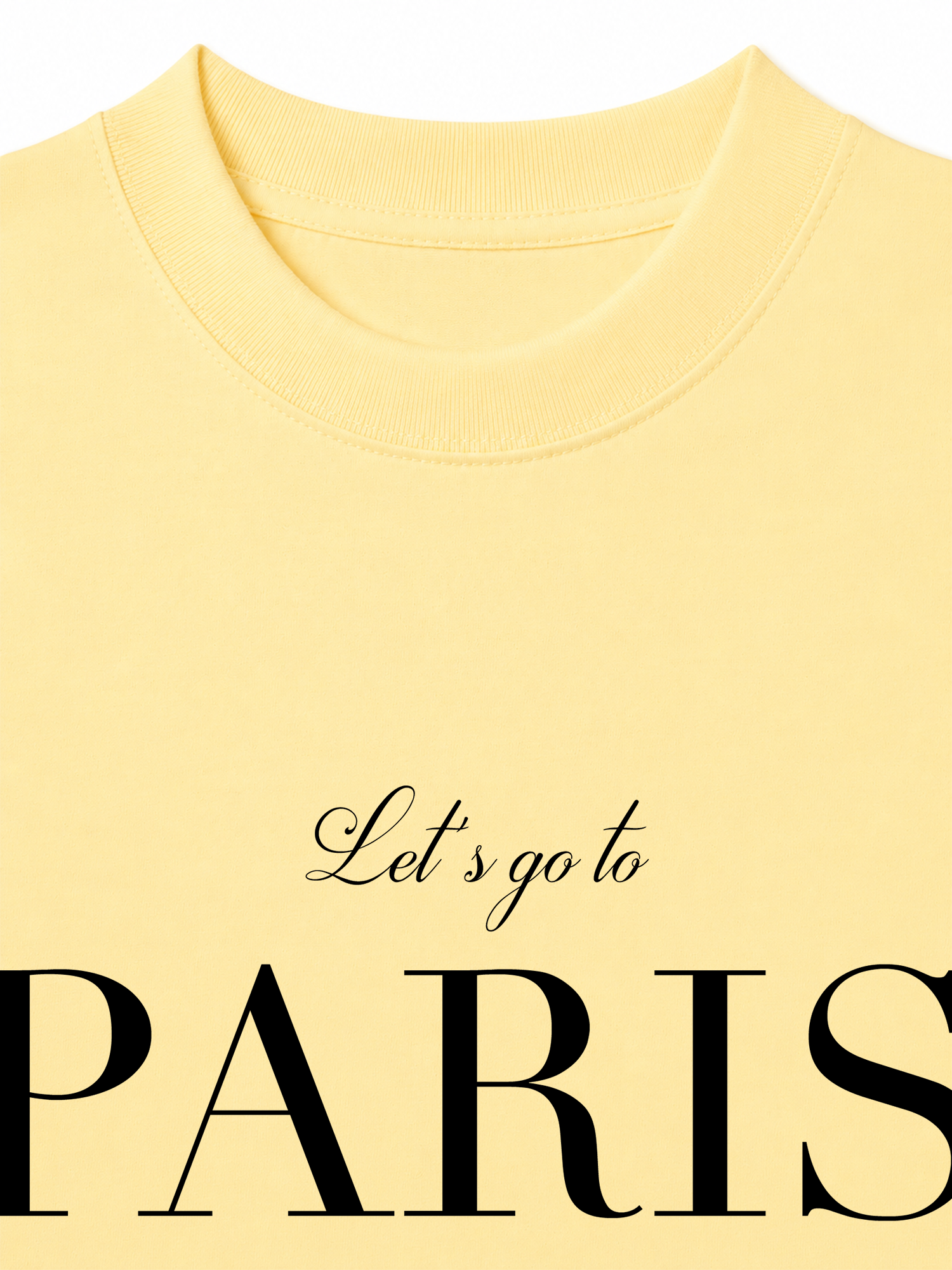 Áo Thun Relaxed Fit City Let's go to Paris