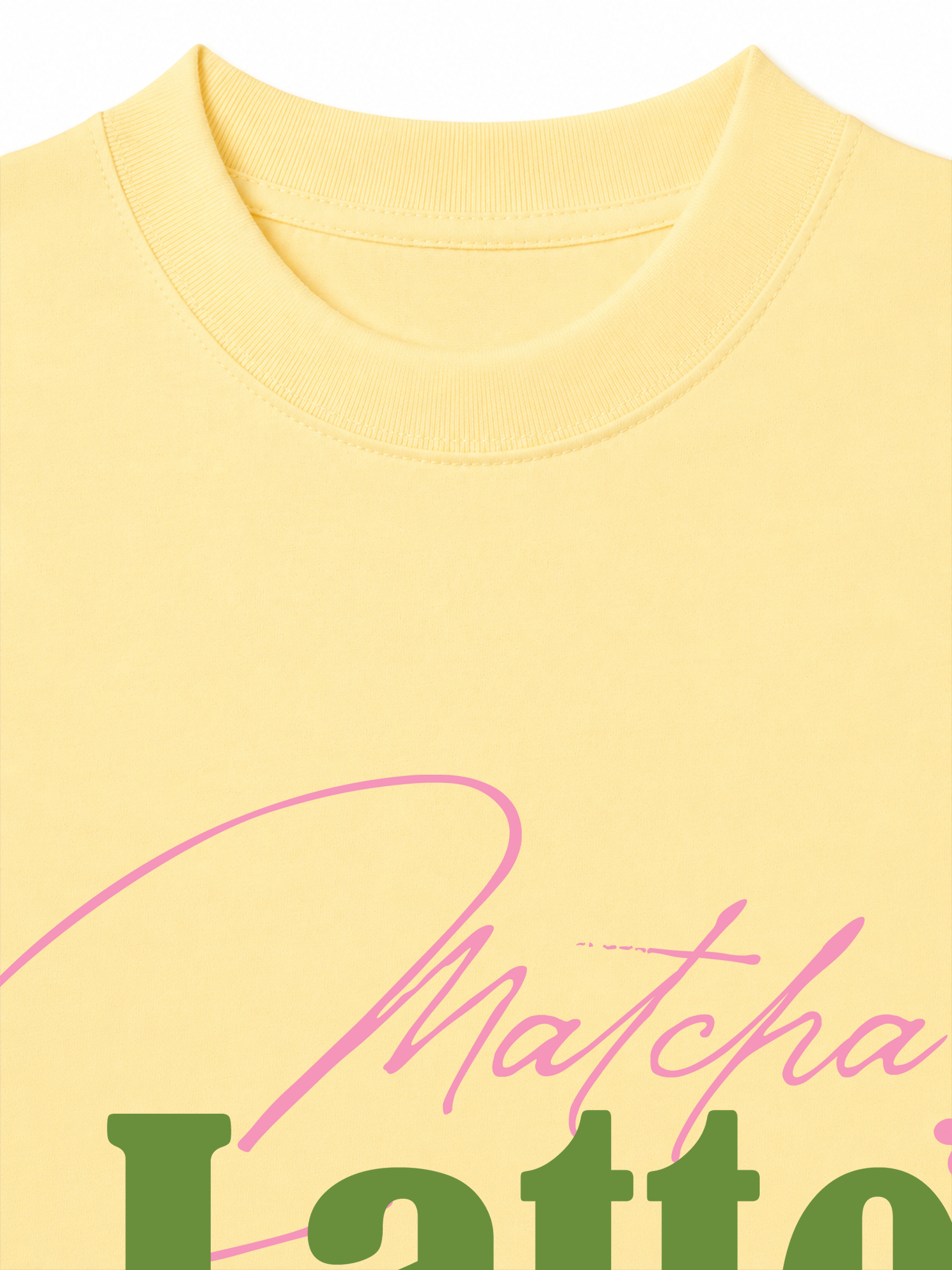 Áo Thun Relaxed Fit Daily Cup Matcha Latte