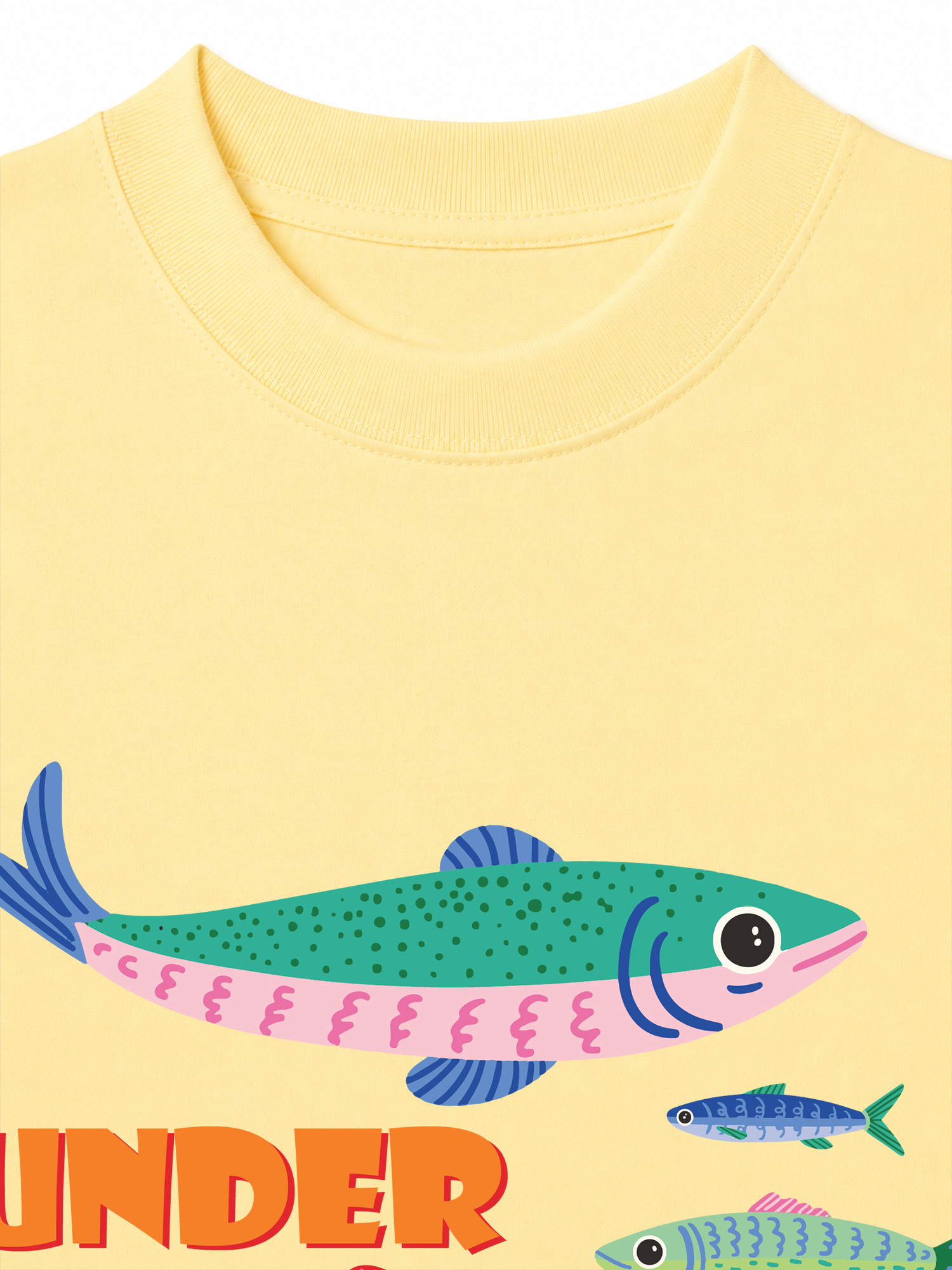 Áo Thun Relaxed Fit Tshirt Tropical Sardine