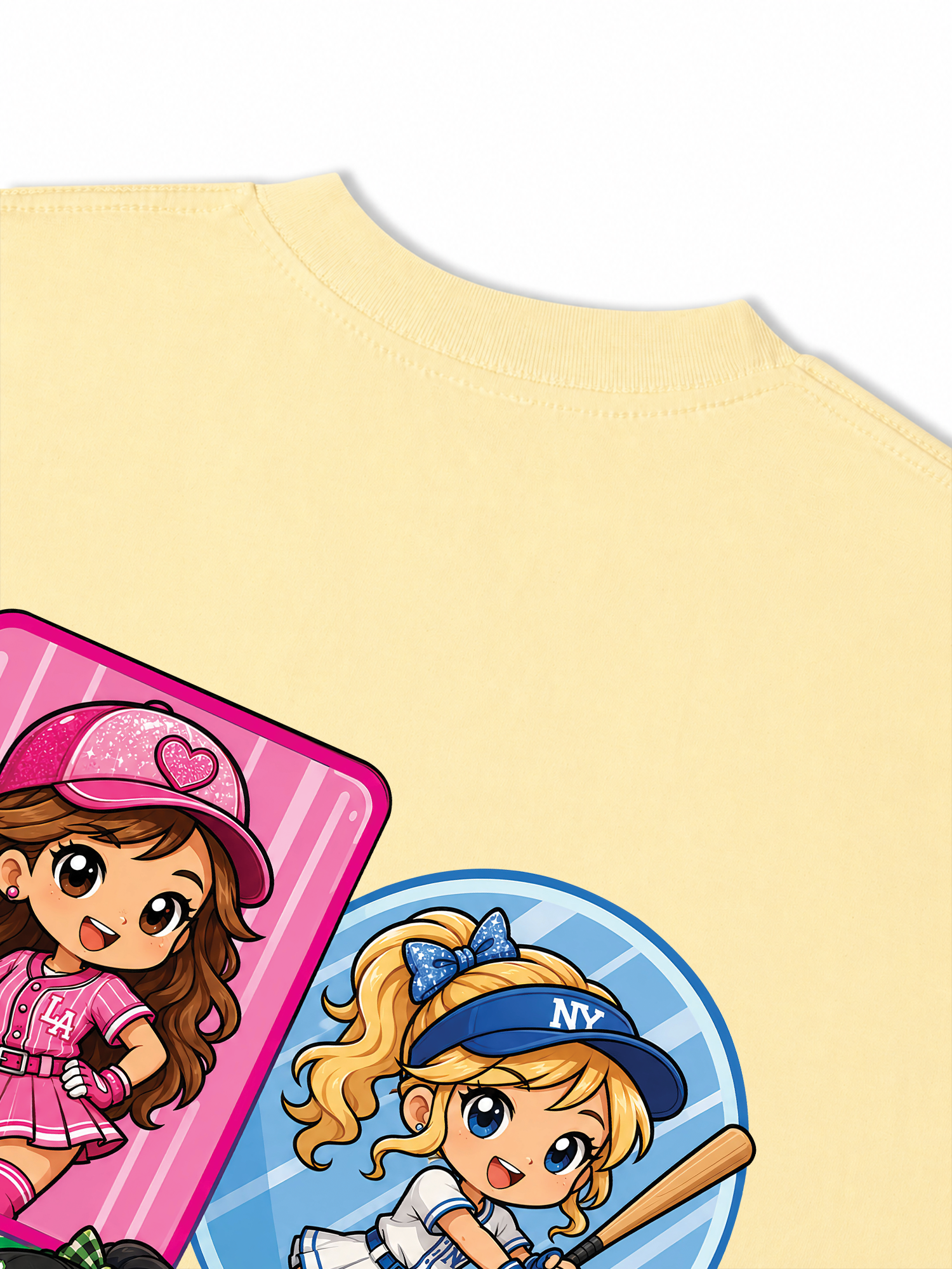 Áo Thun Relaxed Fit Baseball PowerGirl