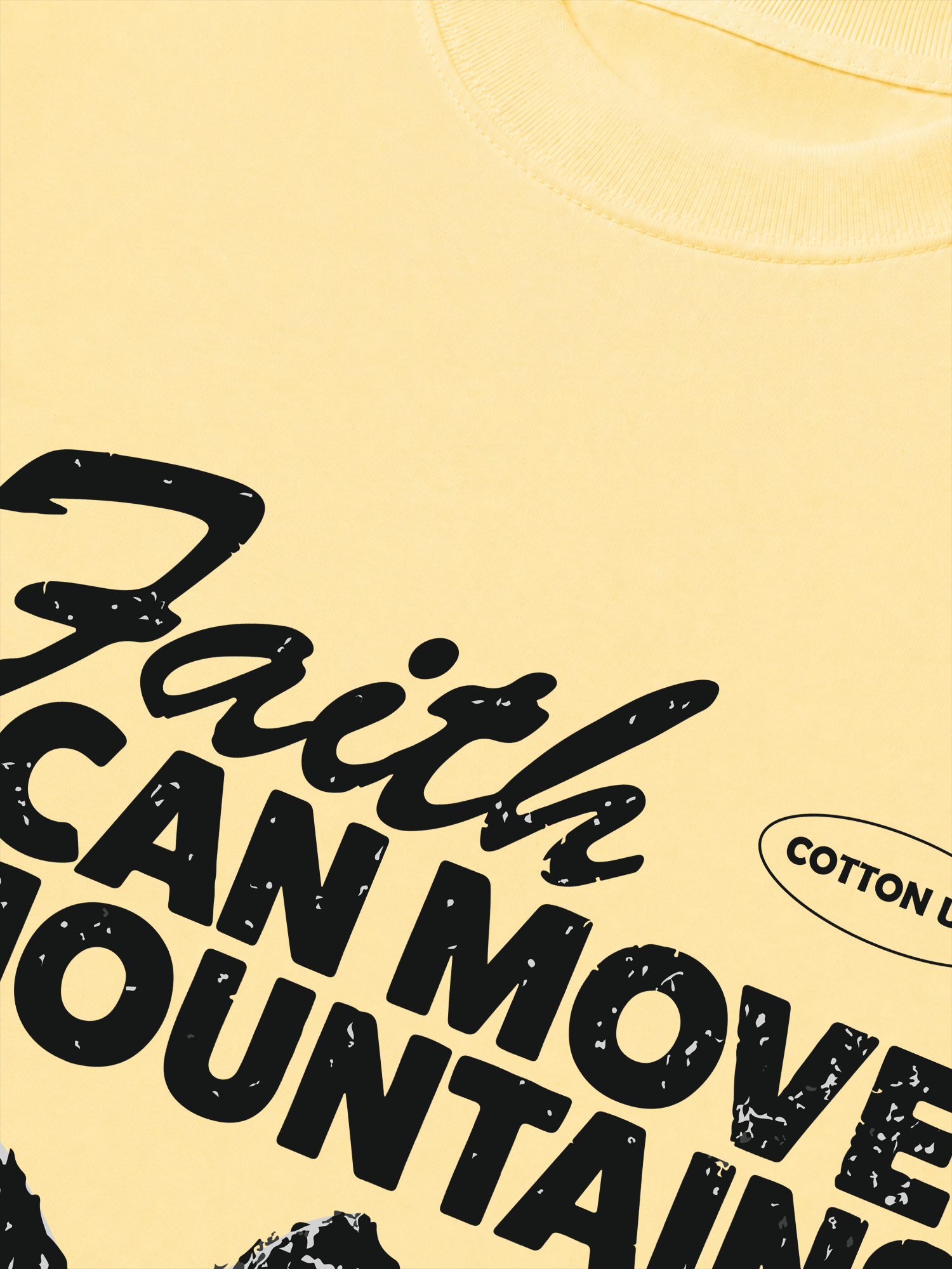 Áo Thun Relaxed Fit Adventure Faith Can Move Mountains