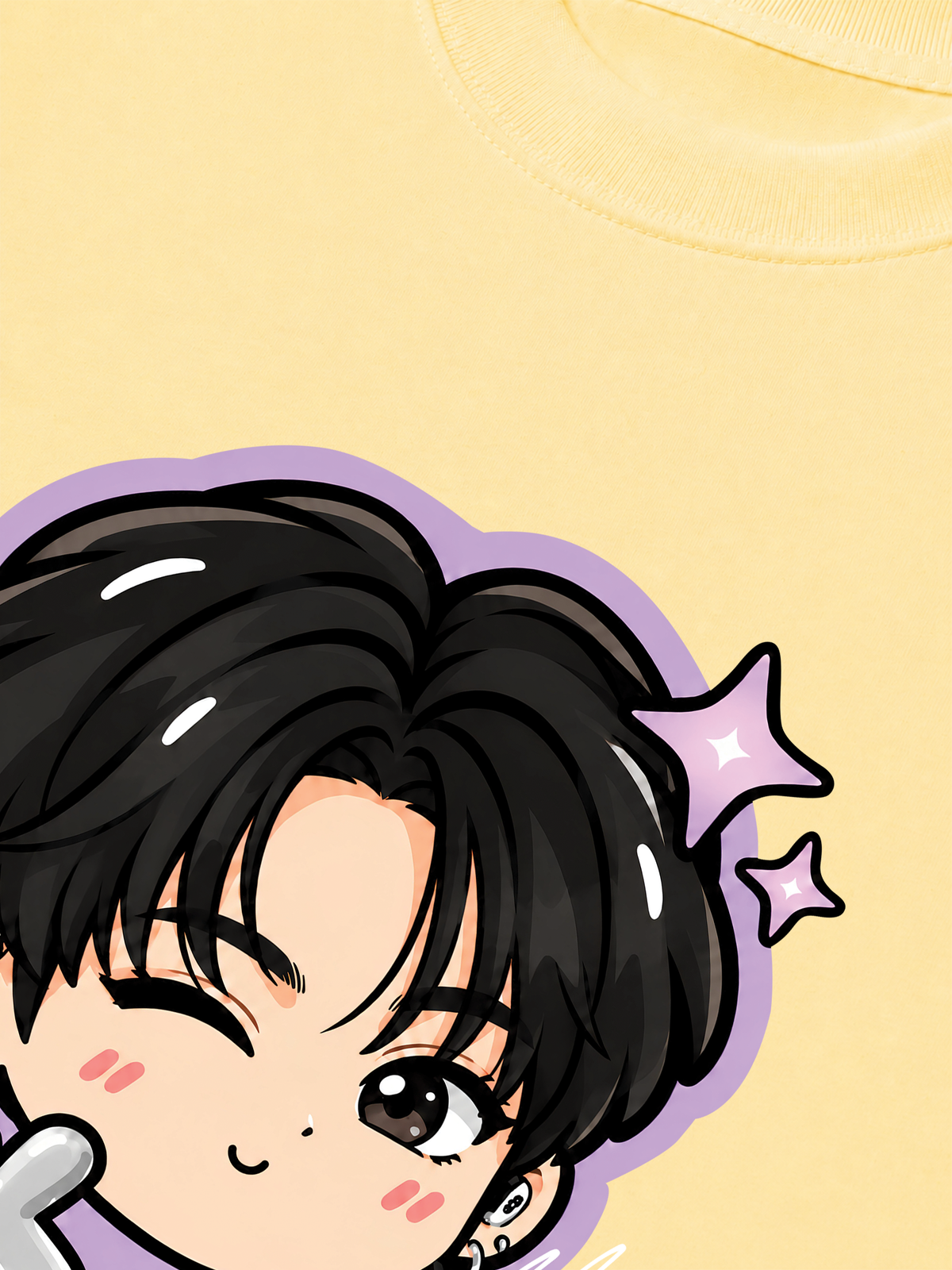 Áo Thun Relaxed Fit JK Chibi