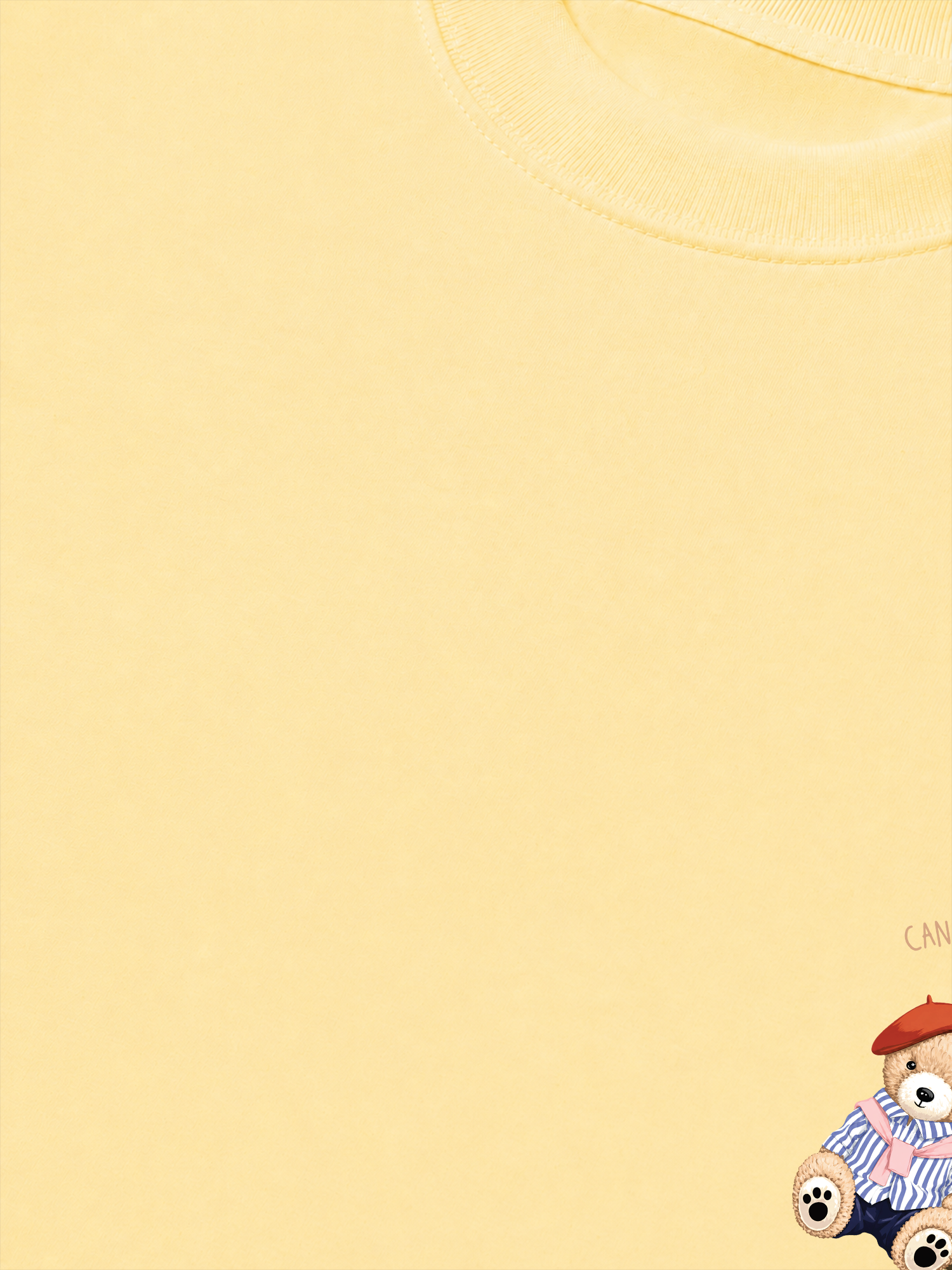 Áo Thun Relaxed Fit Bear Town Cutie Couple Bear