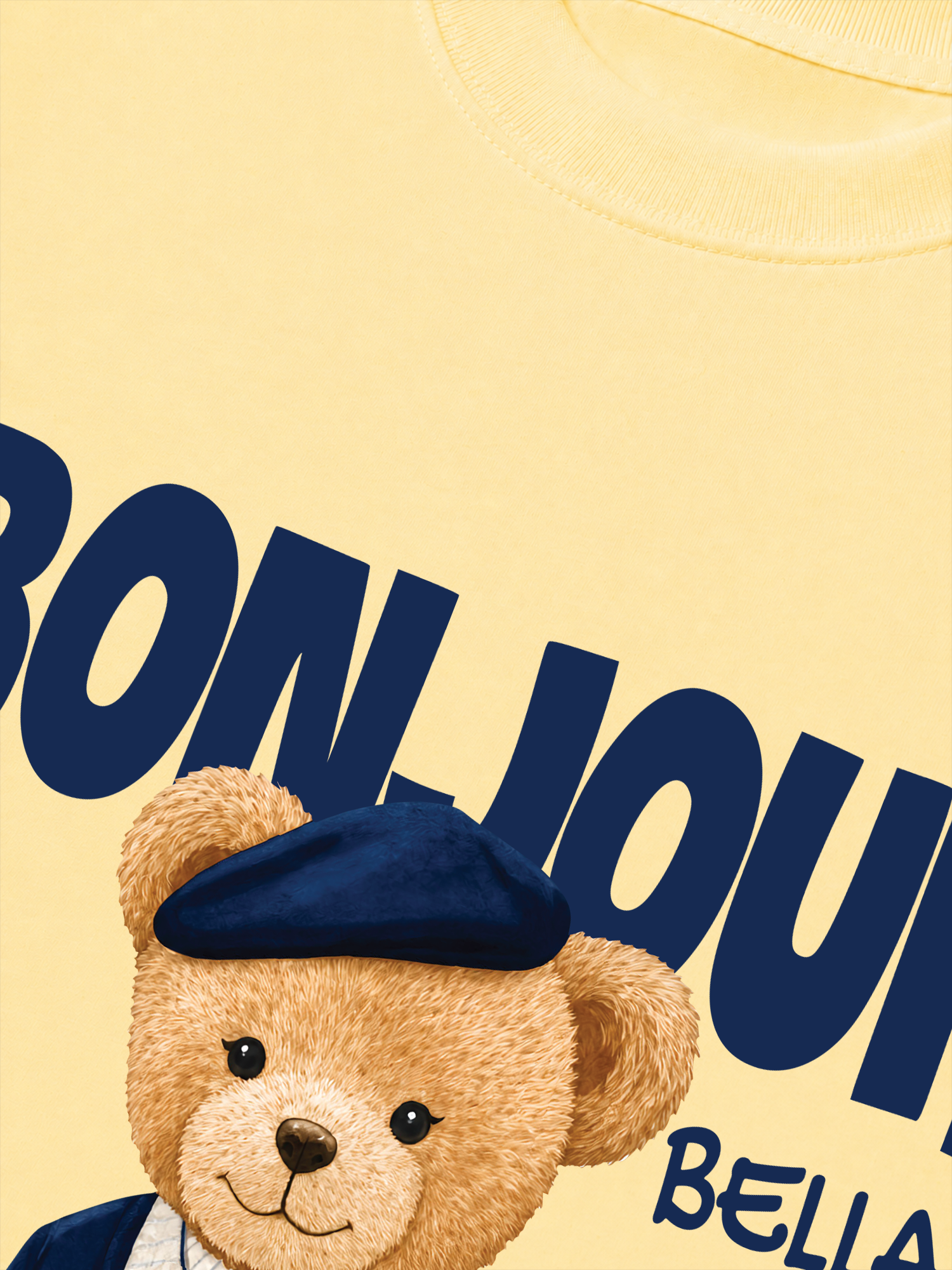 Áo Thun Relaxed Fit Bear Town Bonjour Bella