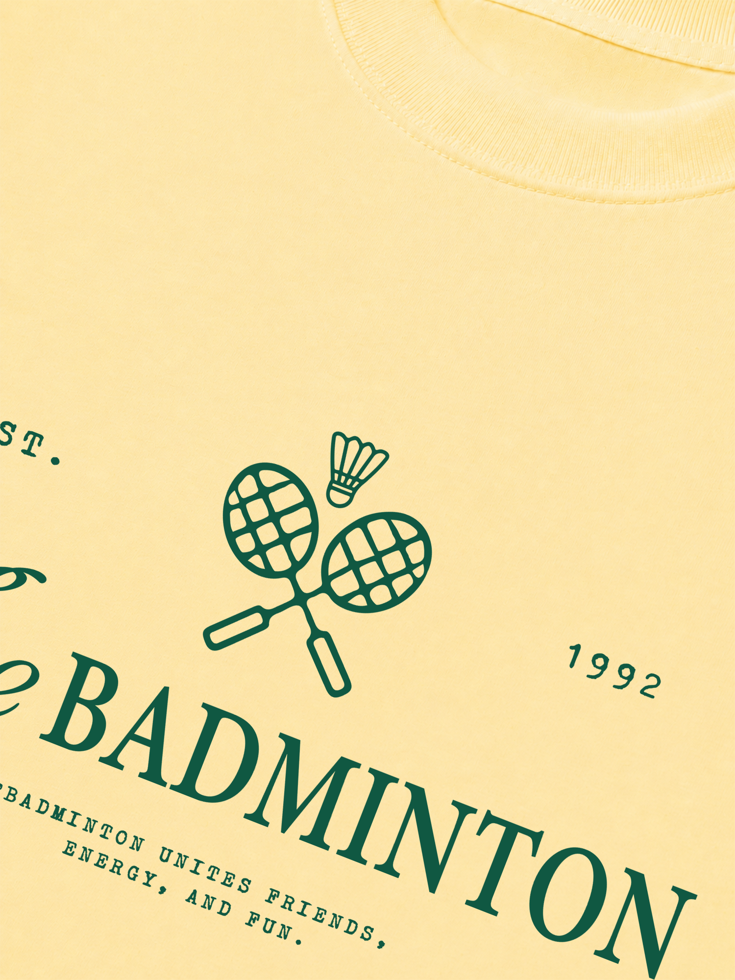 Áo Thun Relaxed Fit The Badminton