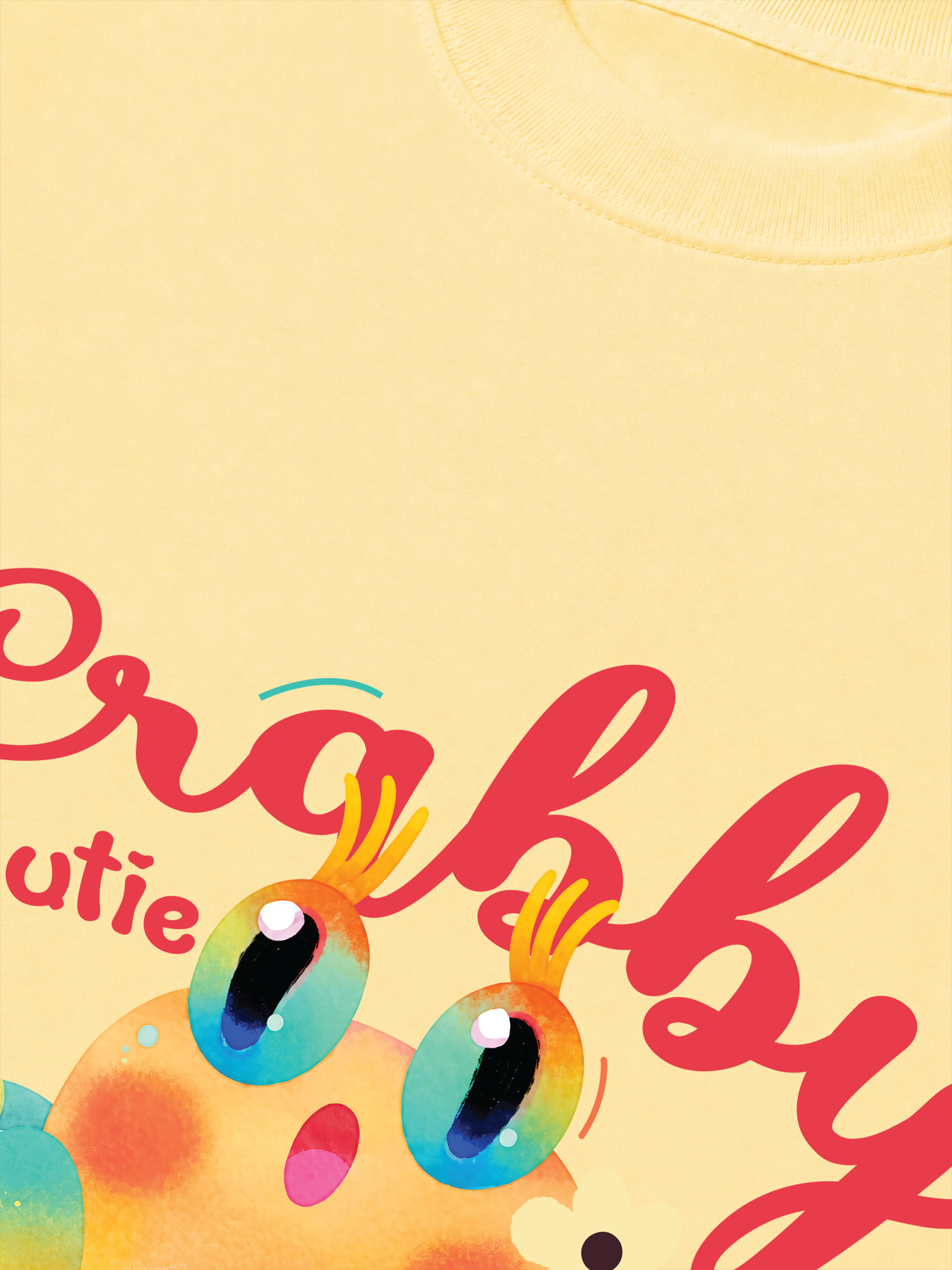 Áo Thun Relaxed Fit Tropical Crabby Cutie