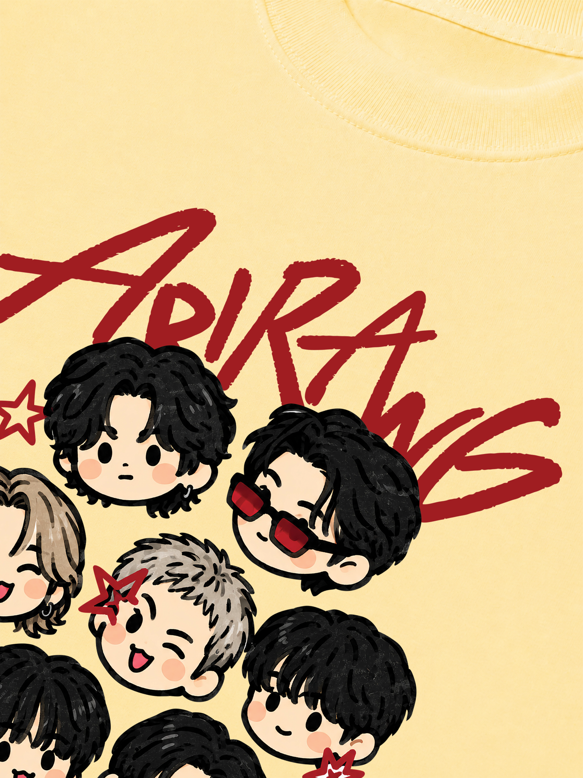 Áo Thun Relaxed Fit BTS Chibi cute