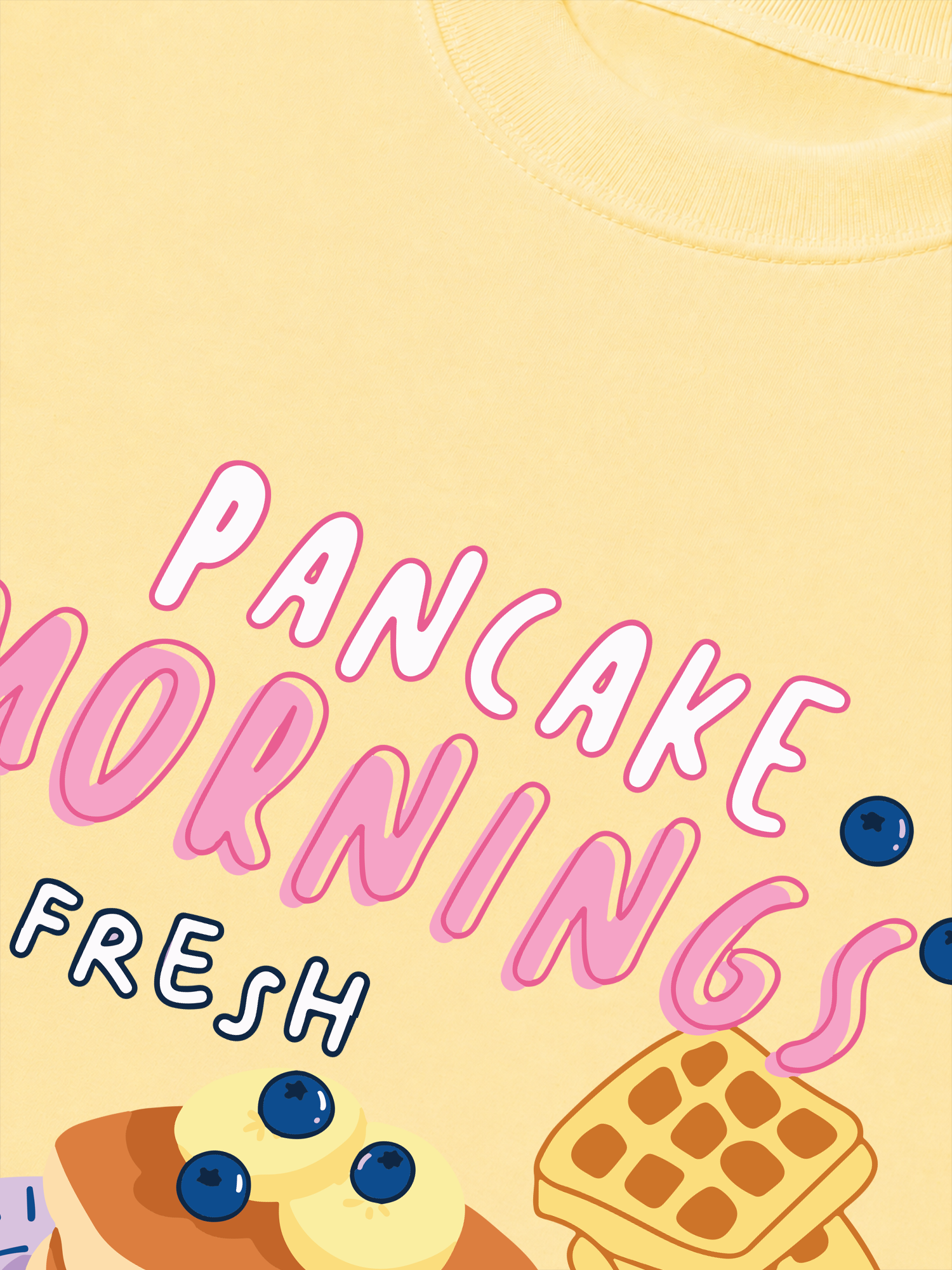 Áo Thun Relaxed Fit Pancake Morning Fresh