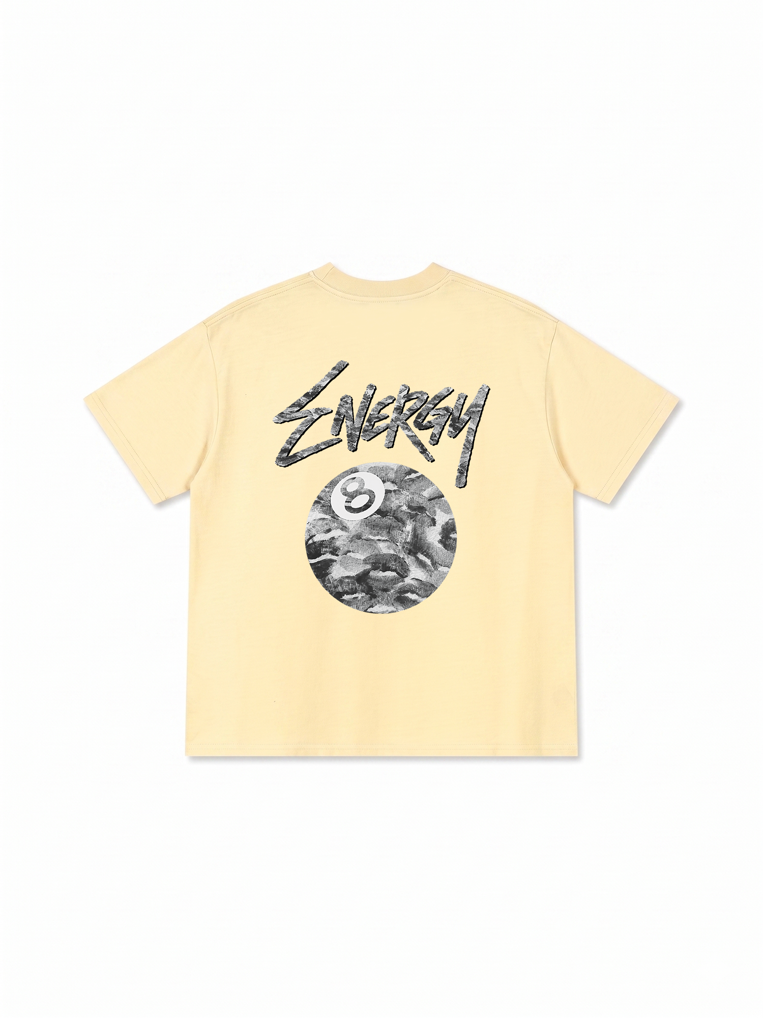 Áo Thun Relaxed Fit Energy Black & White Lucky Kiss
