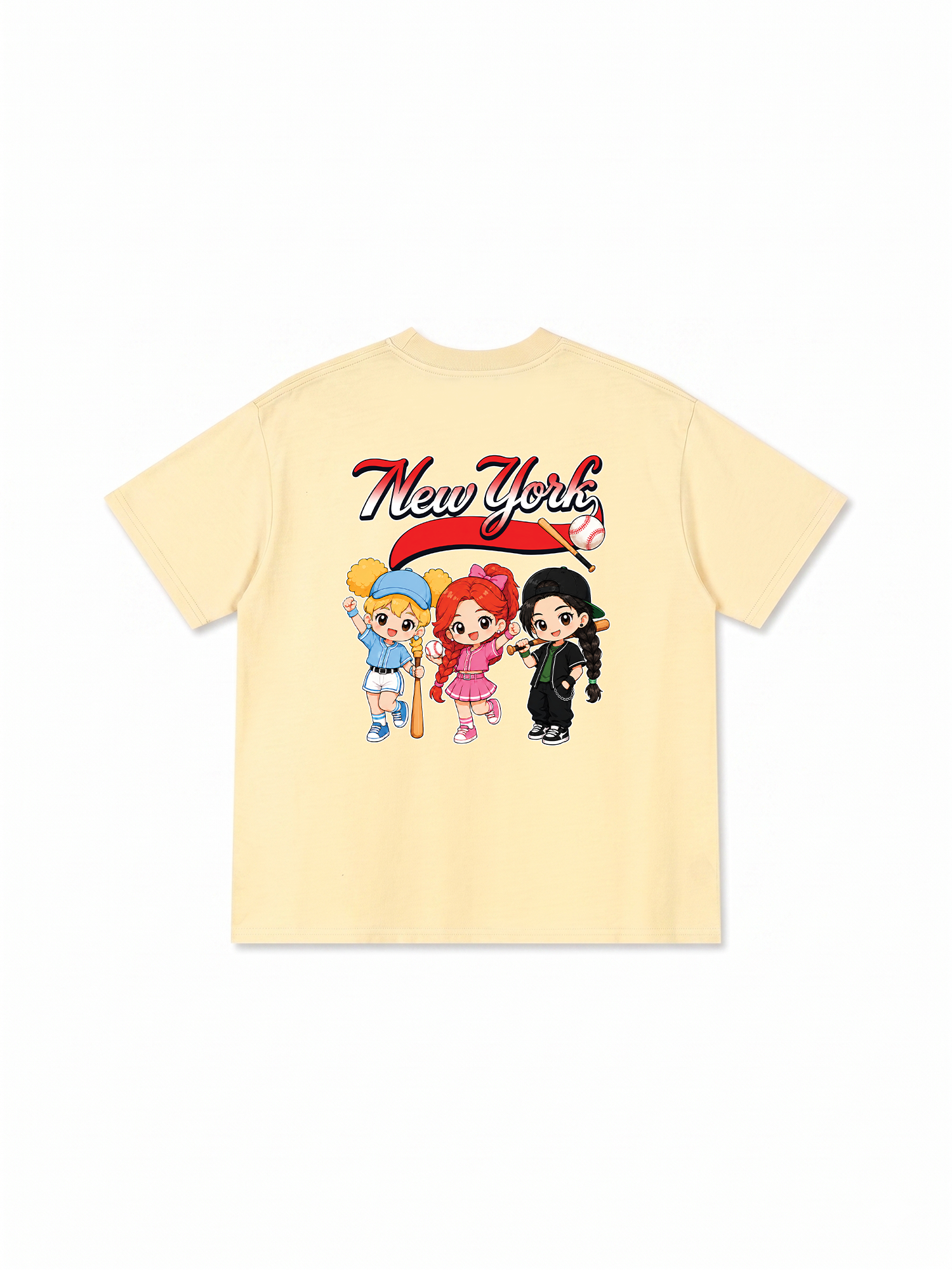 Áo Thun Relaxed Fit Baseball PowerGirl 2