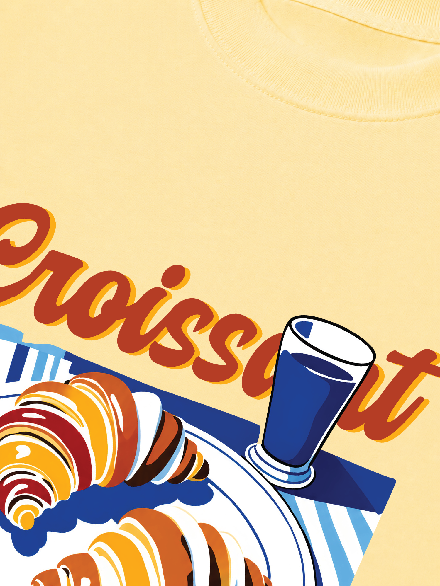 Áo Thun Relaxed Fit Croissant