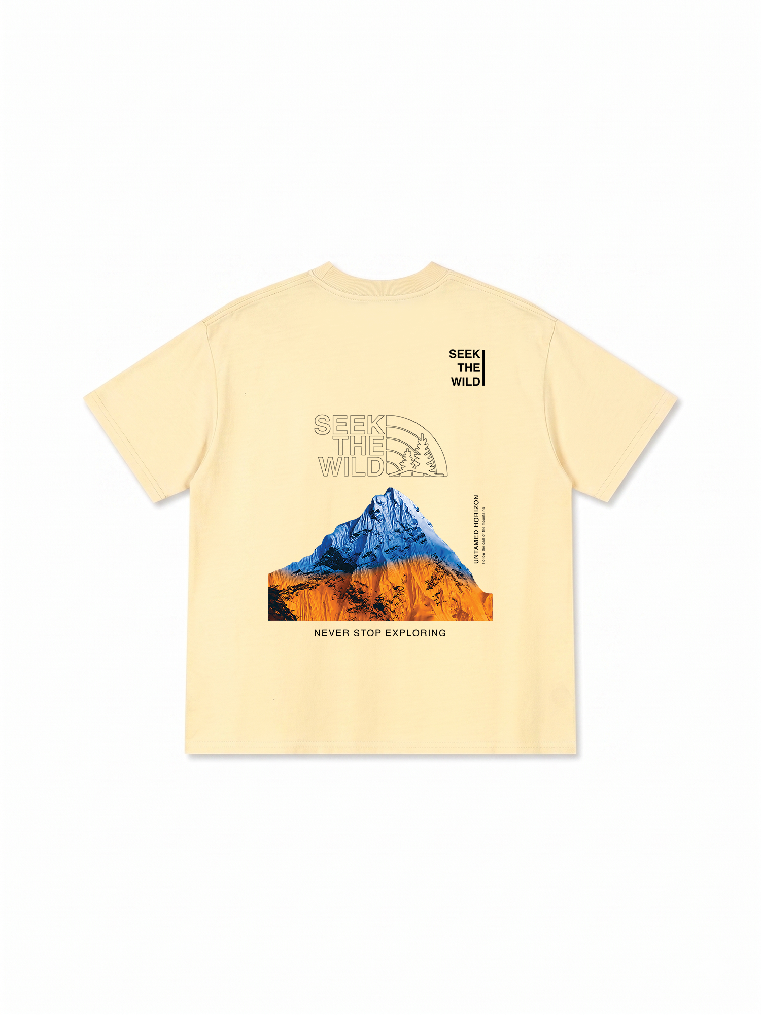 Áo Thun Relaxed Fit Adventure Seek The Wild Never Stop Exploring 6