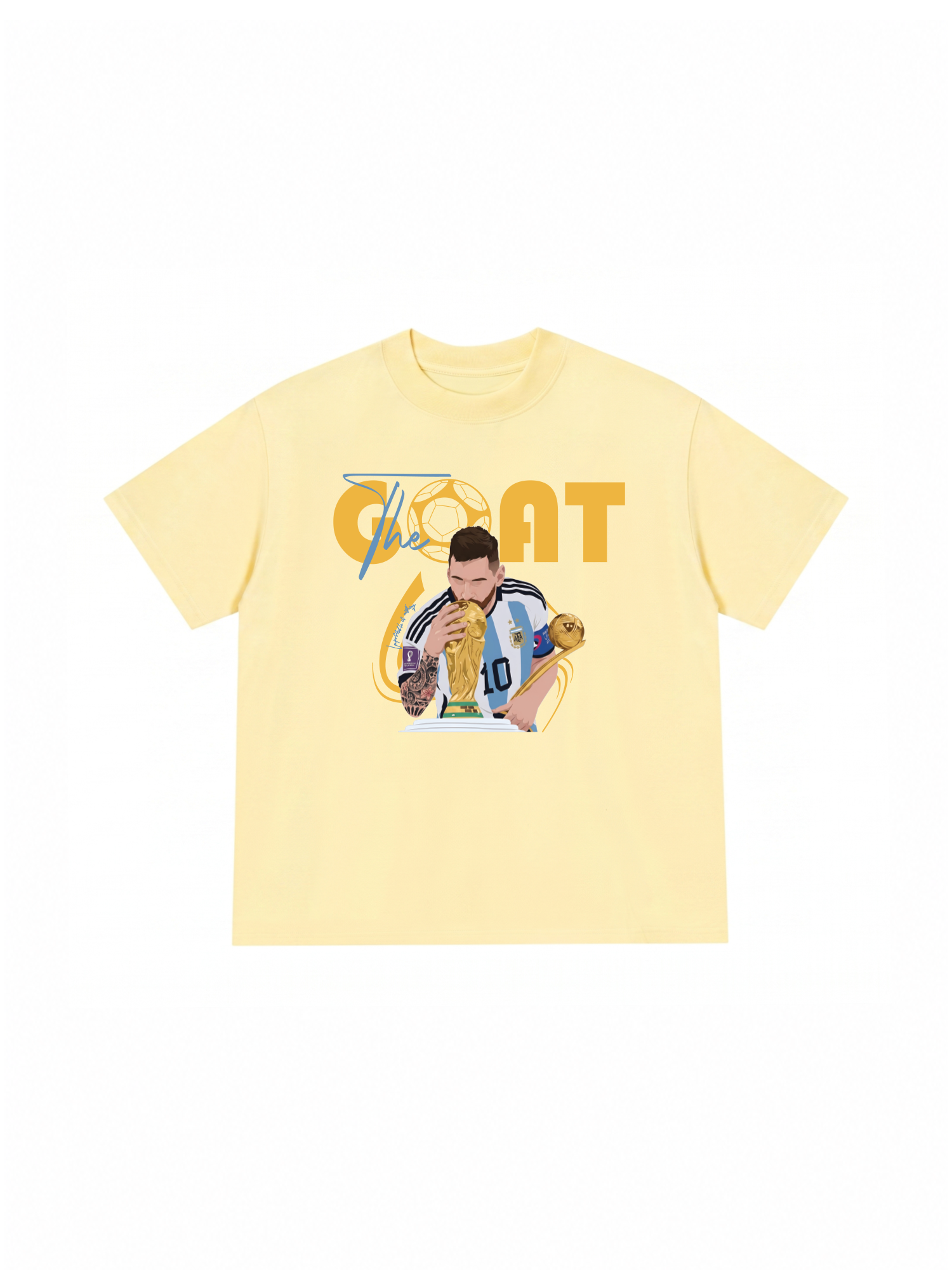 Áo Thun Relaxed Fit Soccer The Goat No 1