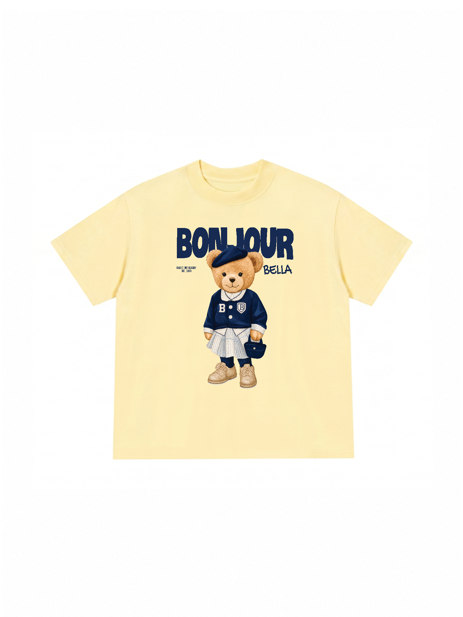 Áo Thun Relaxed Fit Bear Town Bonjour Bella