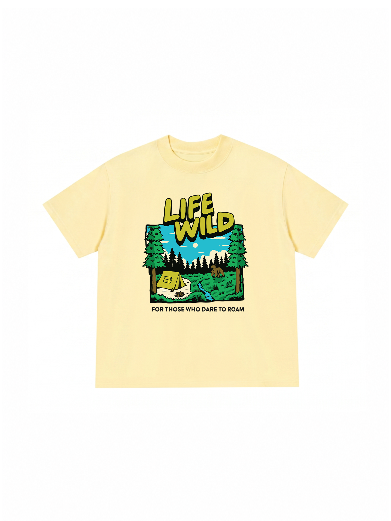 Áo Thun Relaxed Fit Adventure Life Wild