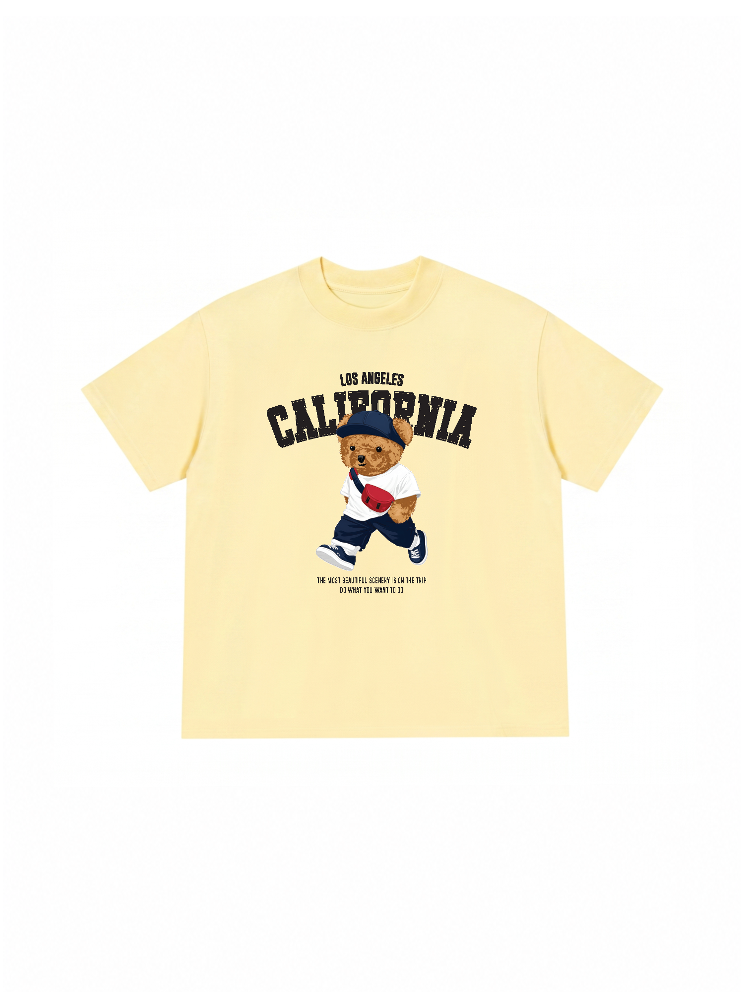 Áo Thun Relaxed Fit Bear Town California