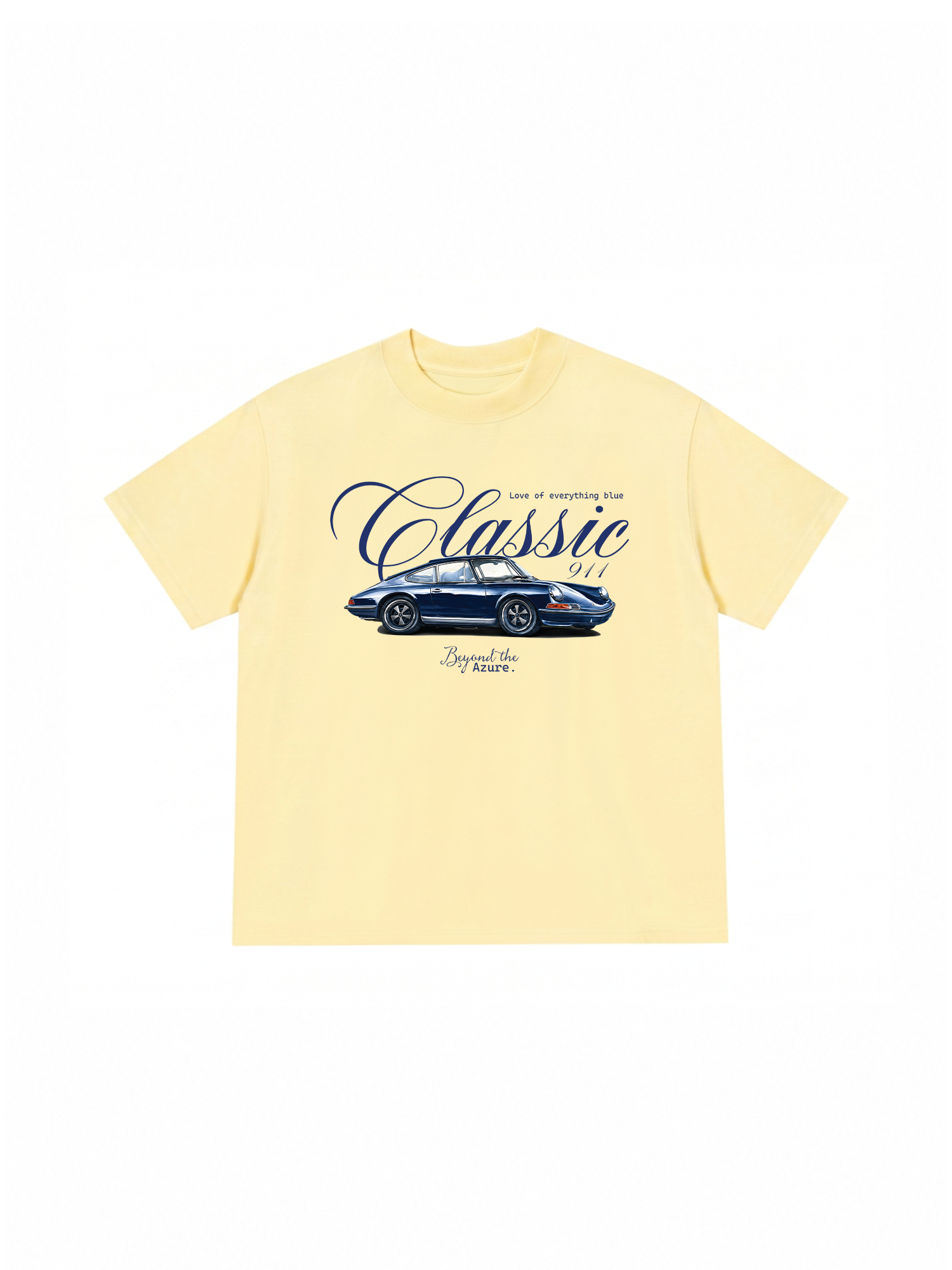 Áo Thun Relaxed Fit Car Love Of Everything Blue Classic 911