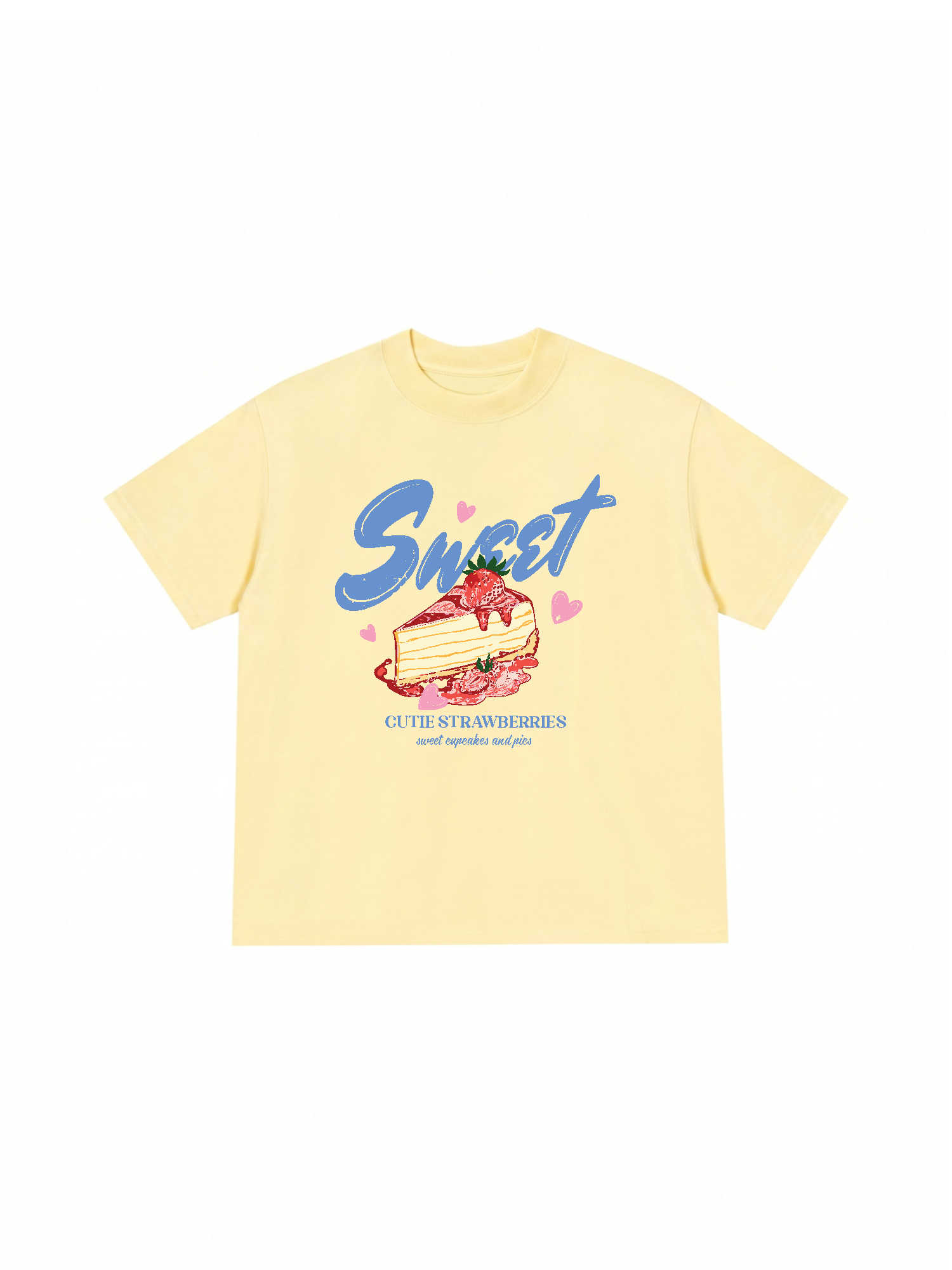 Áo Thun Relaxed Fit Sweet Cutie Strawberries