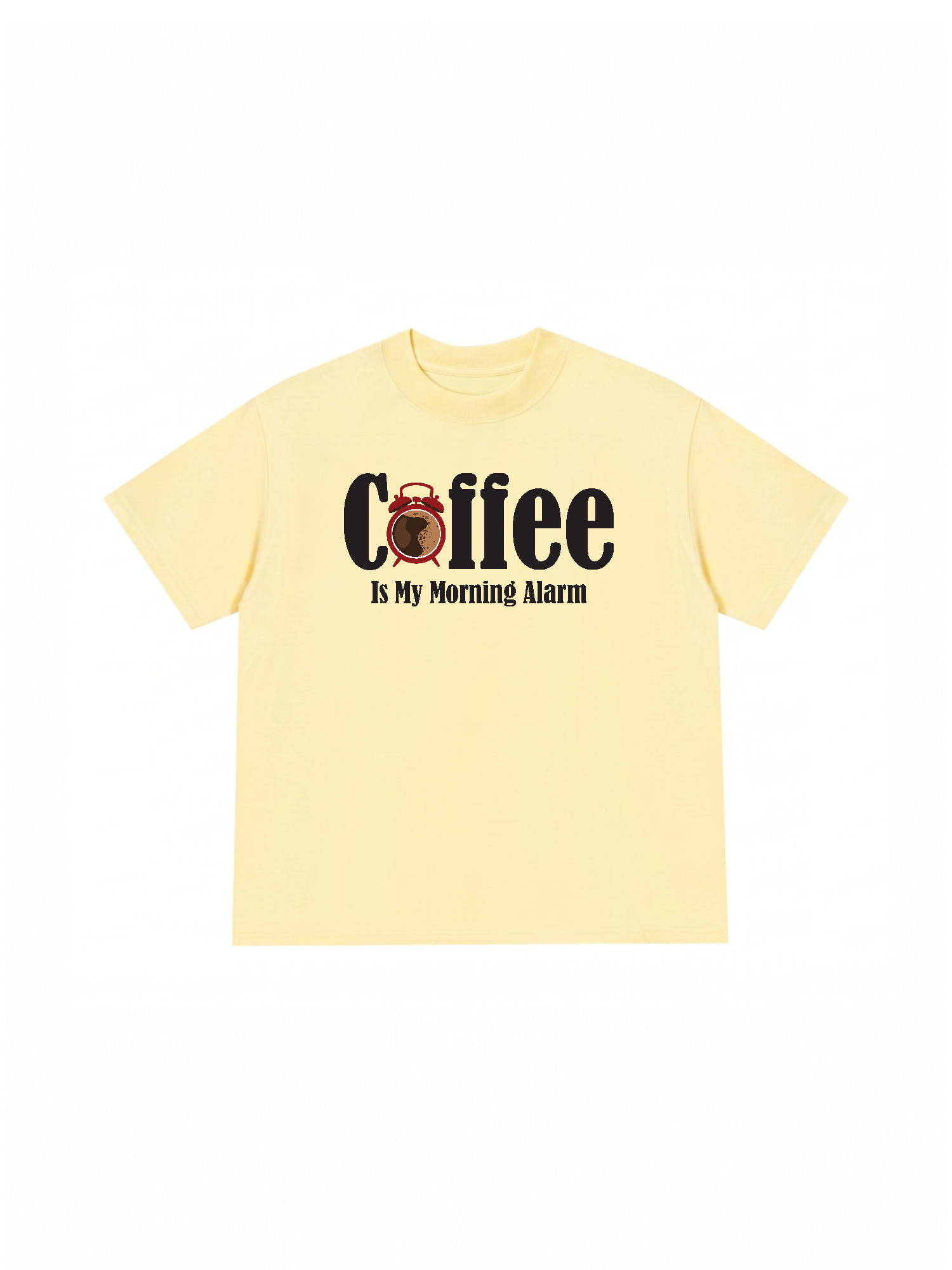 Áo Thun Relaxed Fit Daily Cup Coffe Is My Morning Alarm