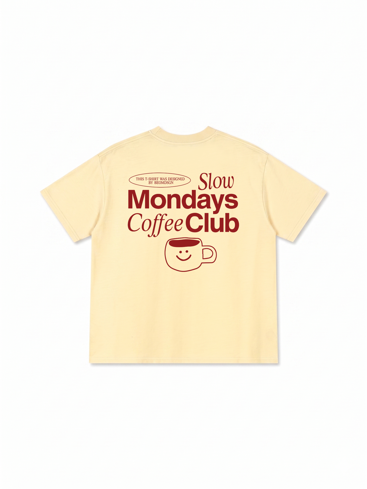 Áo Thun Relaxed Fit Slow Monday Coffee Club