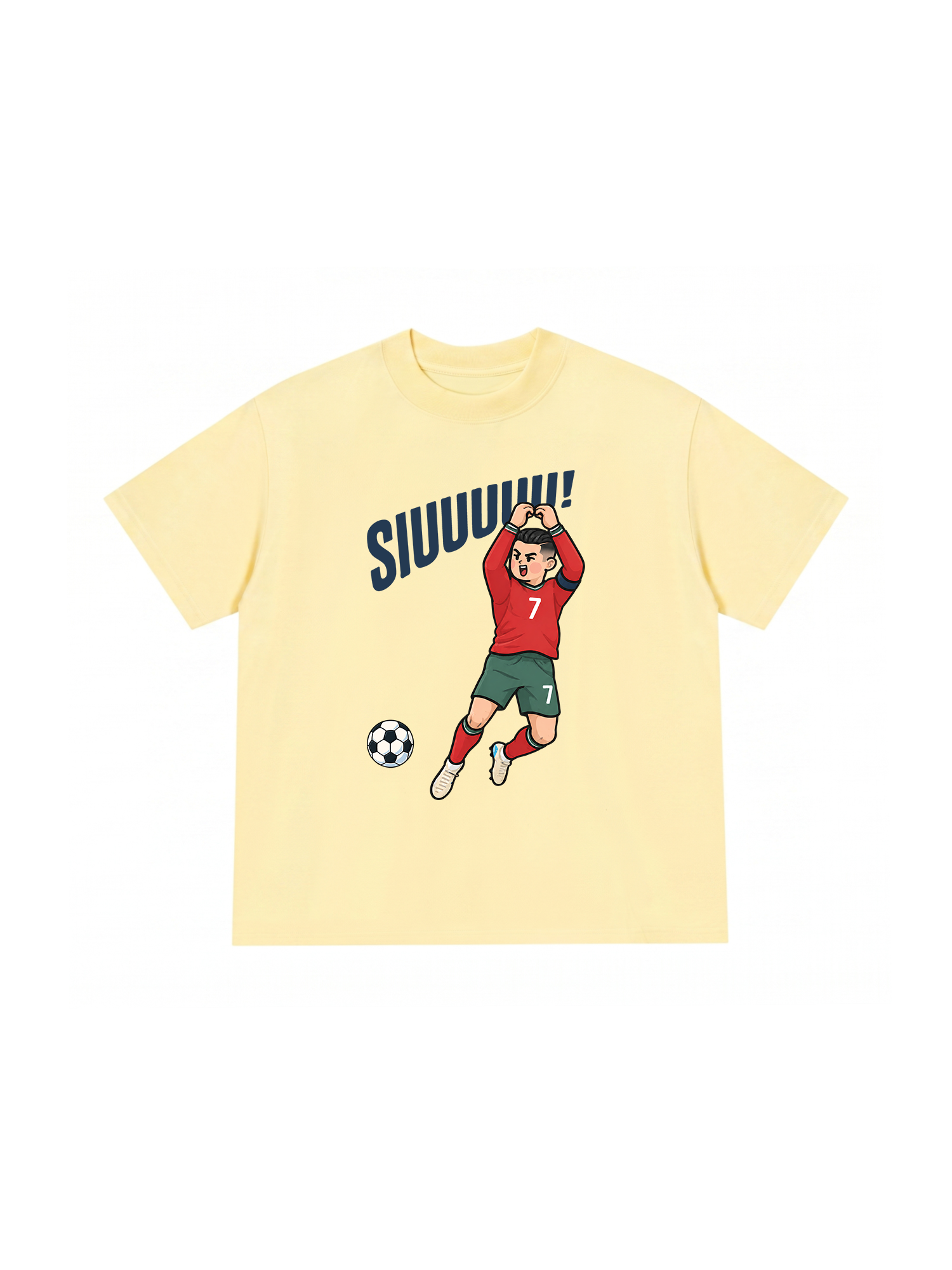 Áo Thun Relaxed Fit Soccer 7 Siuuu POR
