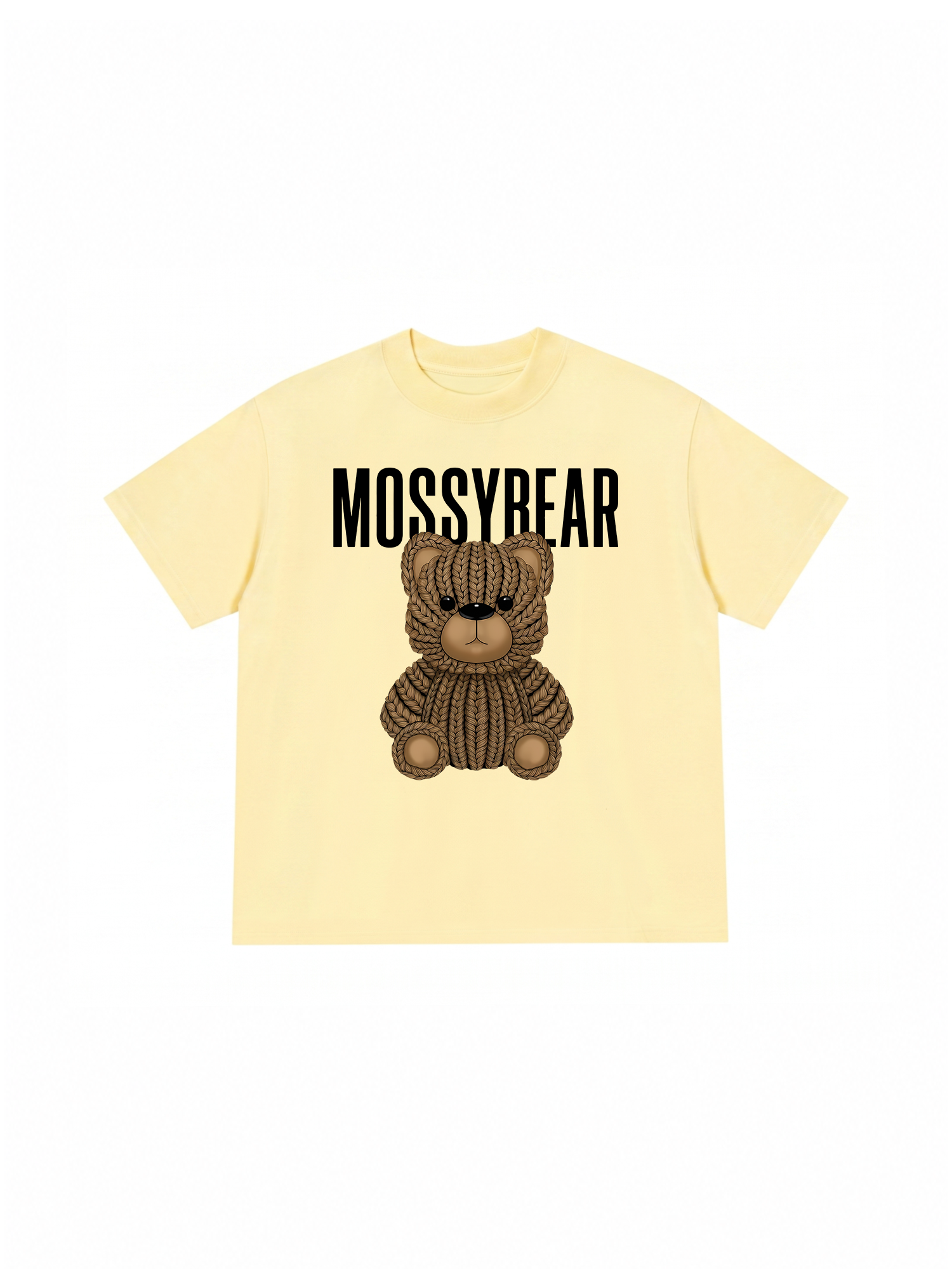 Áo Thun Relaxed Fit Mossy Bear Brown Bear