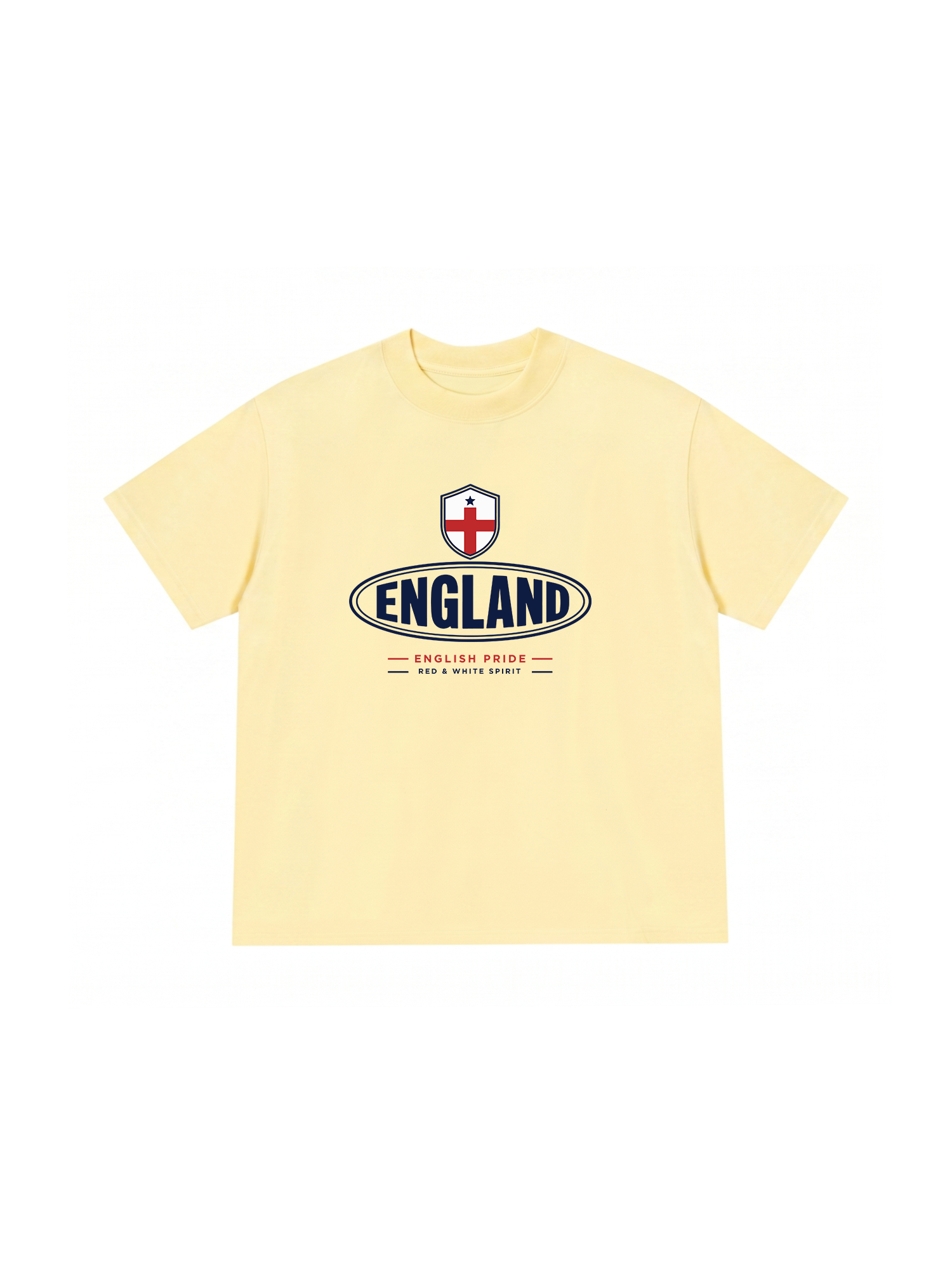 Áo Thun Relaxed Fit Soccer England Red White Spirit