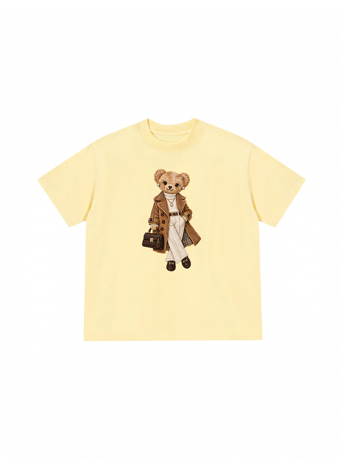 Áo Thun Relaxed Fit Bear With Trend Coat