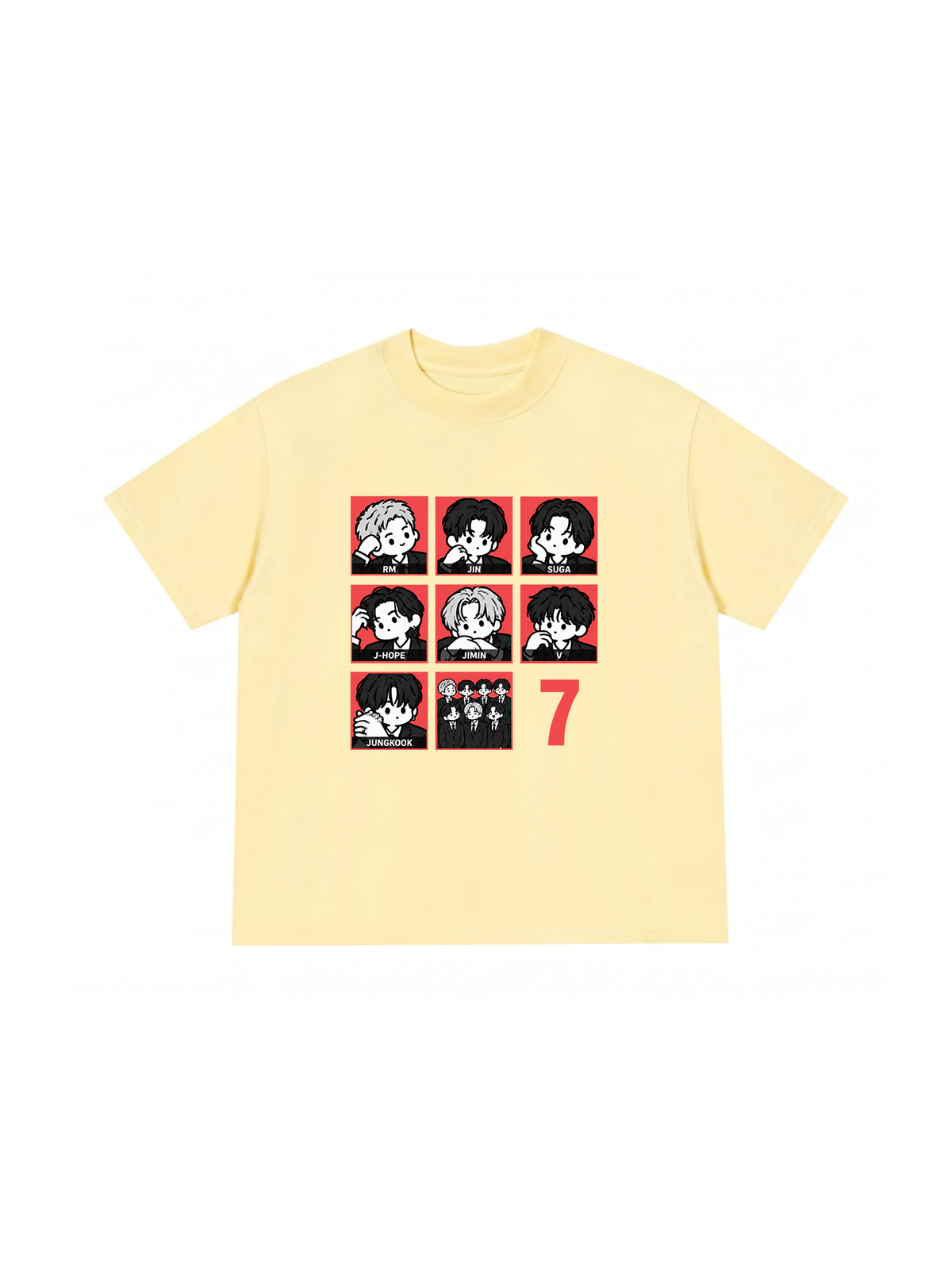 Áo Thun Relaxed Fit Bangtan Boys