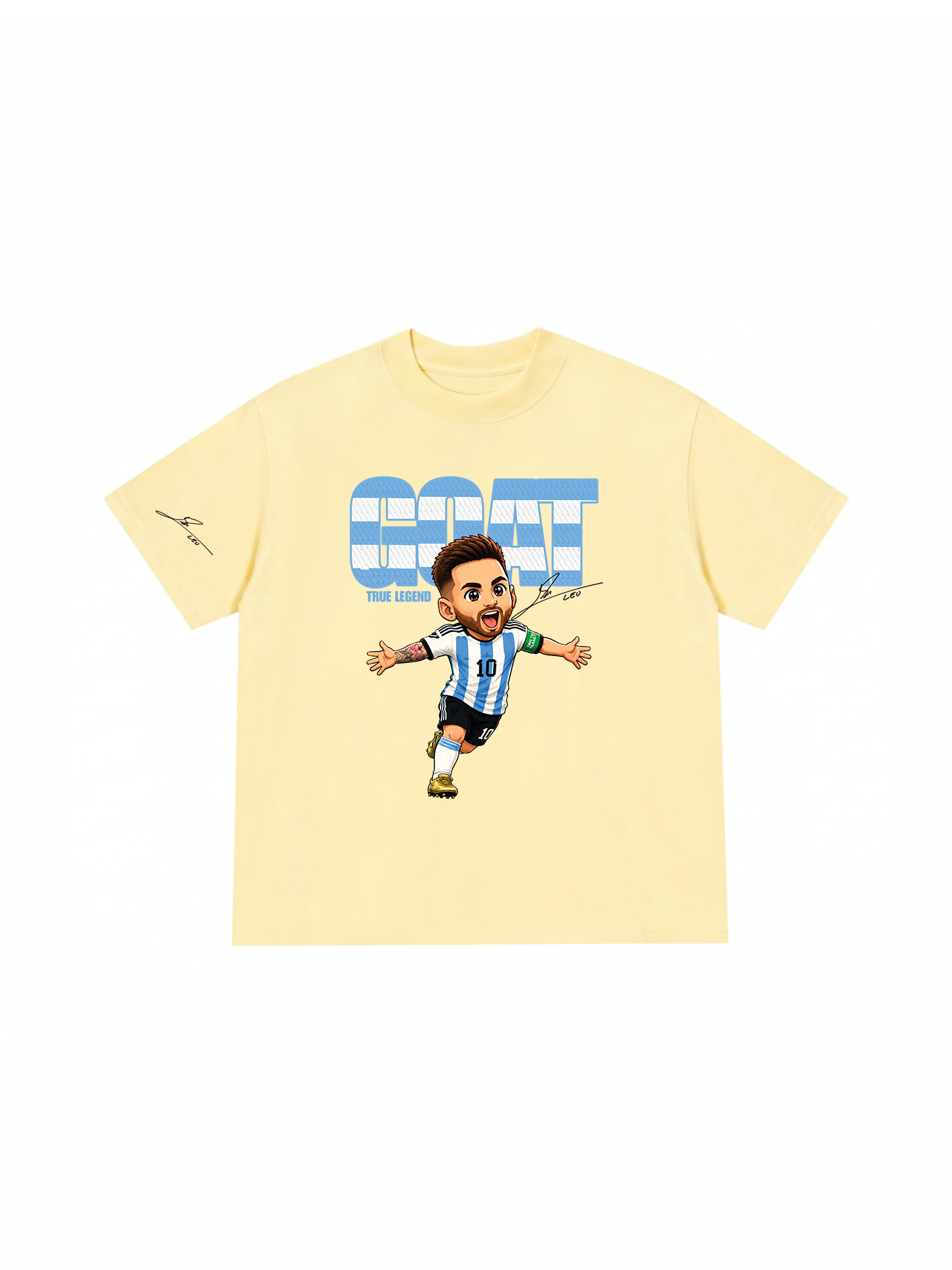 Áo Thun Relaxed Fit Goat The Legend