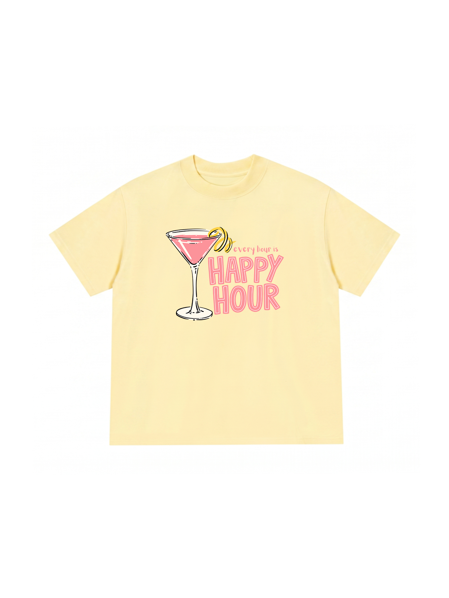 Áo Thun Relaxed Fit Happy Hour