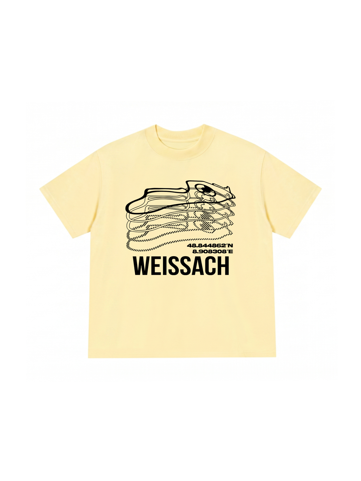 Áo Thun Relaxed Fit Weissach Map