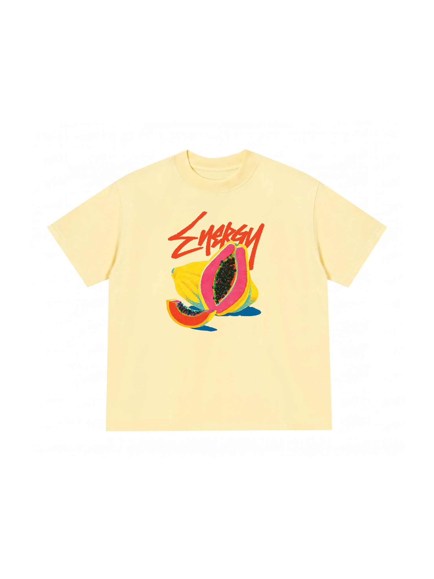 Áo Thun Relaxed Fit Energy Papaya Drip