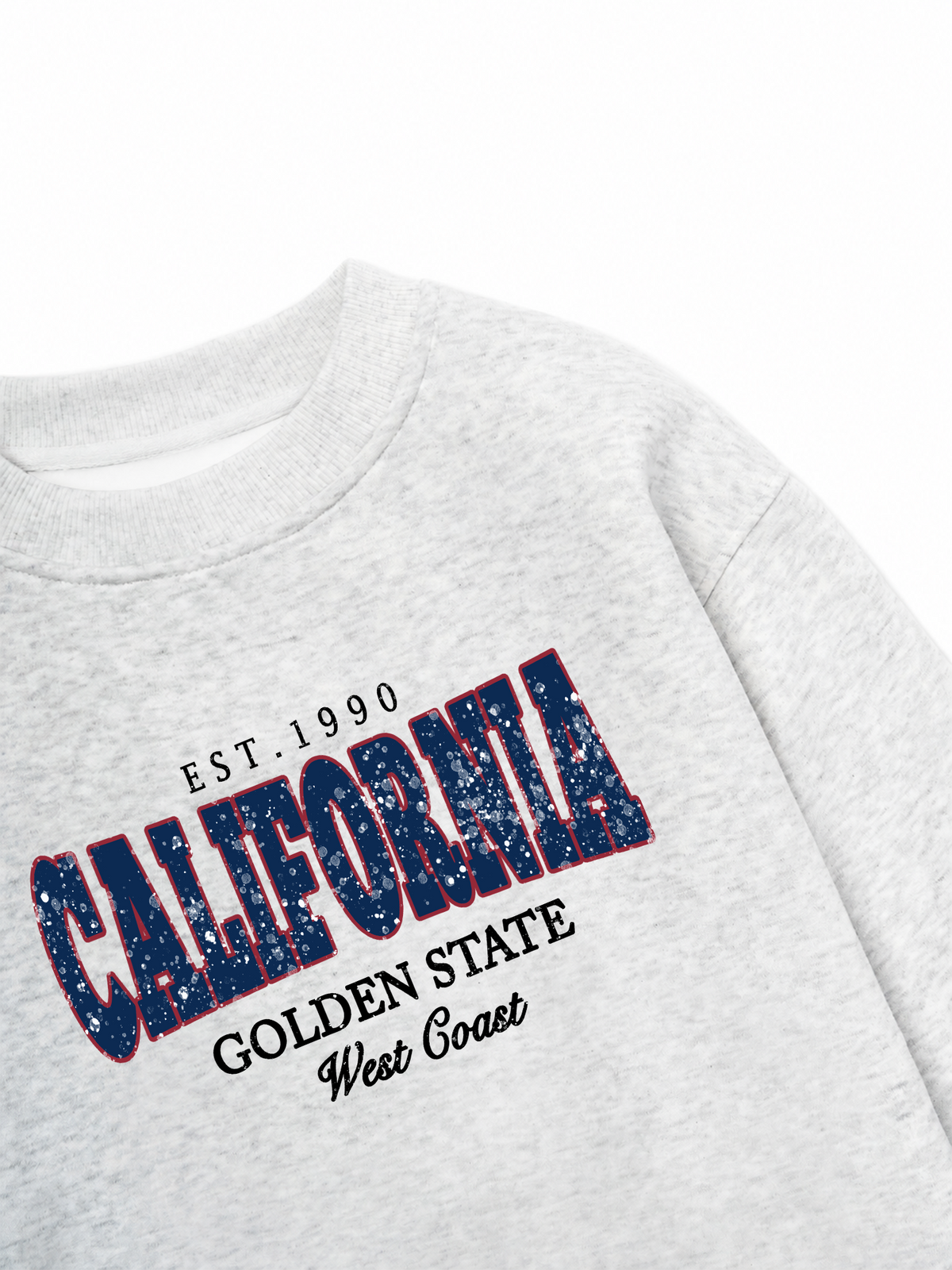 Áo Sweater Nỉ Hai Da California West Coast